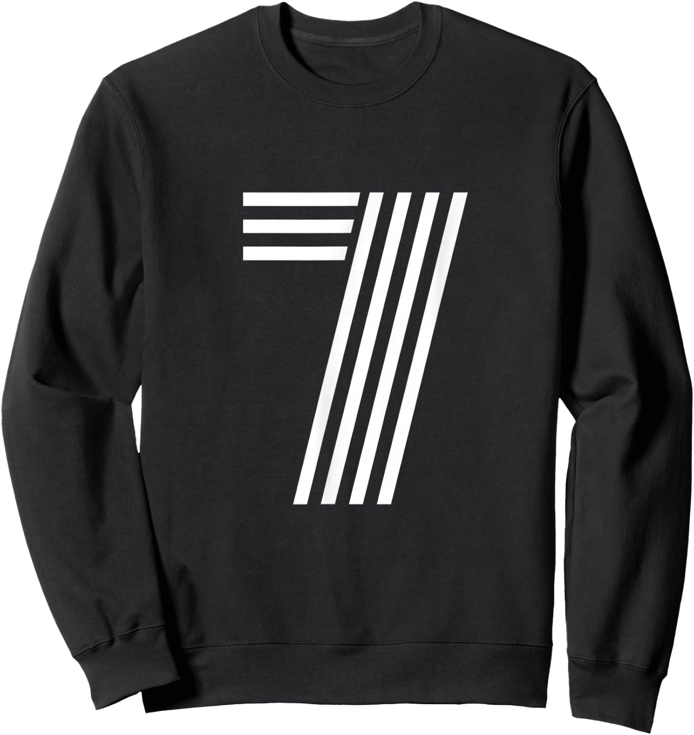 Number 7 - Lucky Number Seven Sweatshirt - Sweatshirt | Black