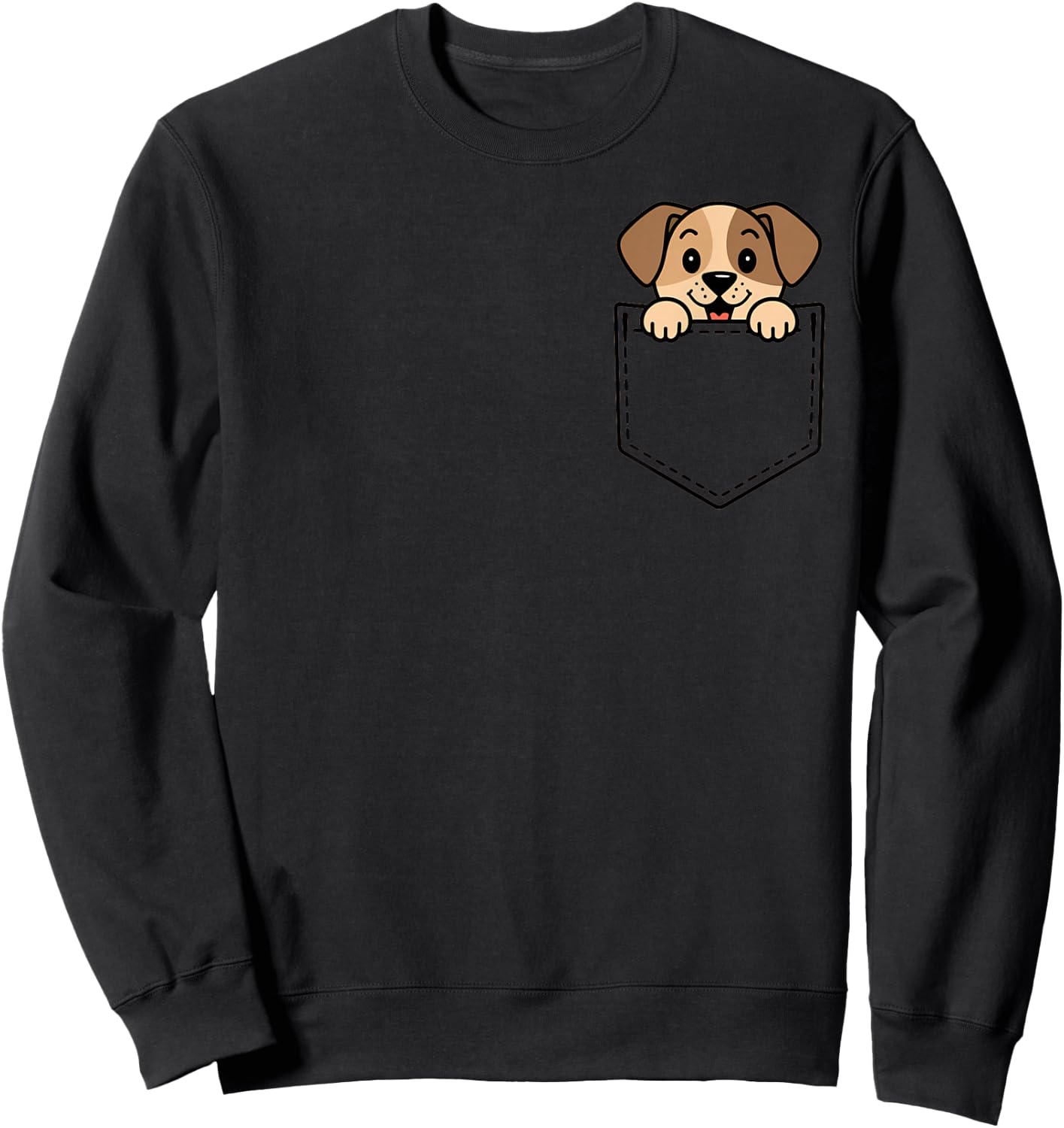 Boys Girls Toddler Cute Zoo Animal Adorable Dog Puppy Kids , blue Sweatshirt - Sweatshirt | Black
