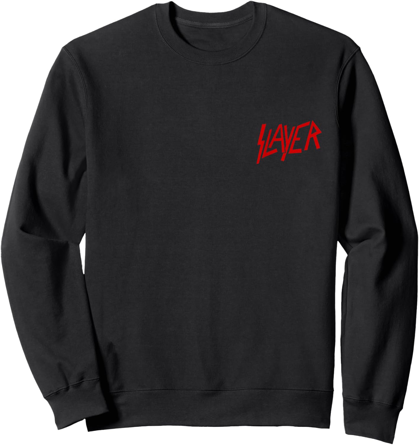 Slayer small classic logo t shirt Sweatshirt - Sweatshirt | Black