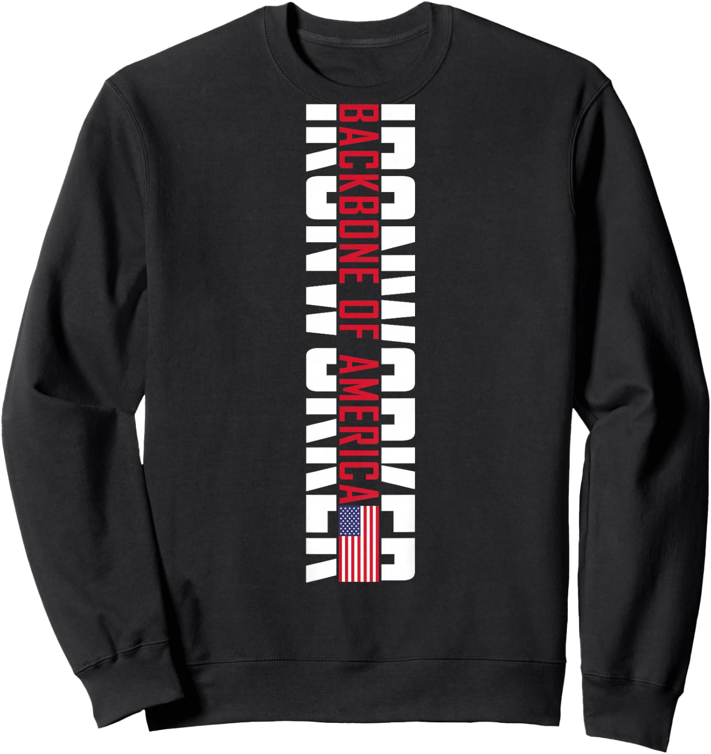 Backbone of America Ironworker Sweatshirt - Sweatshirt | Black