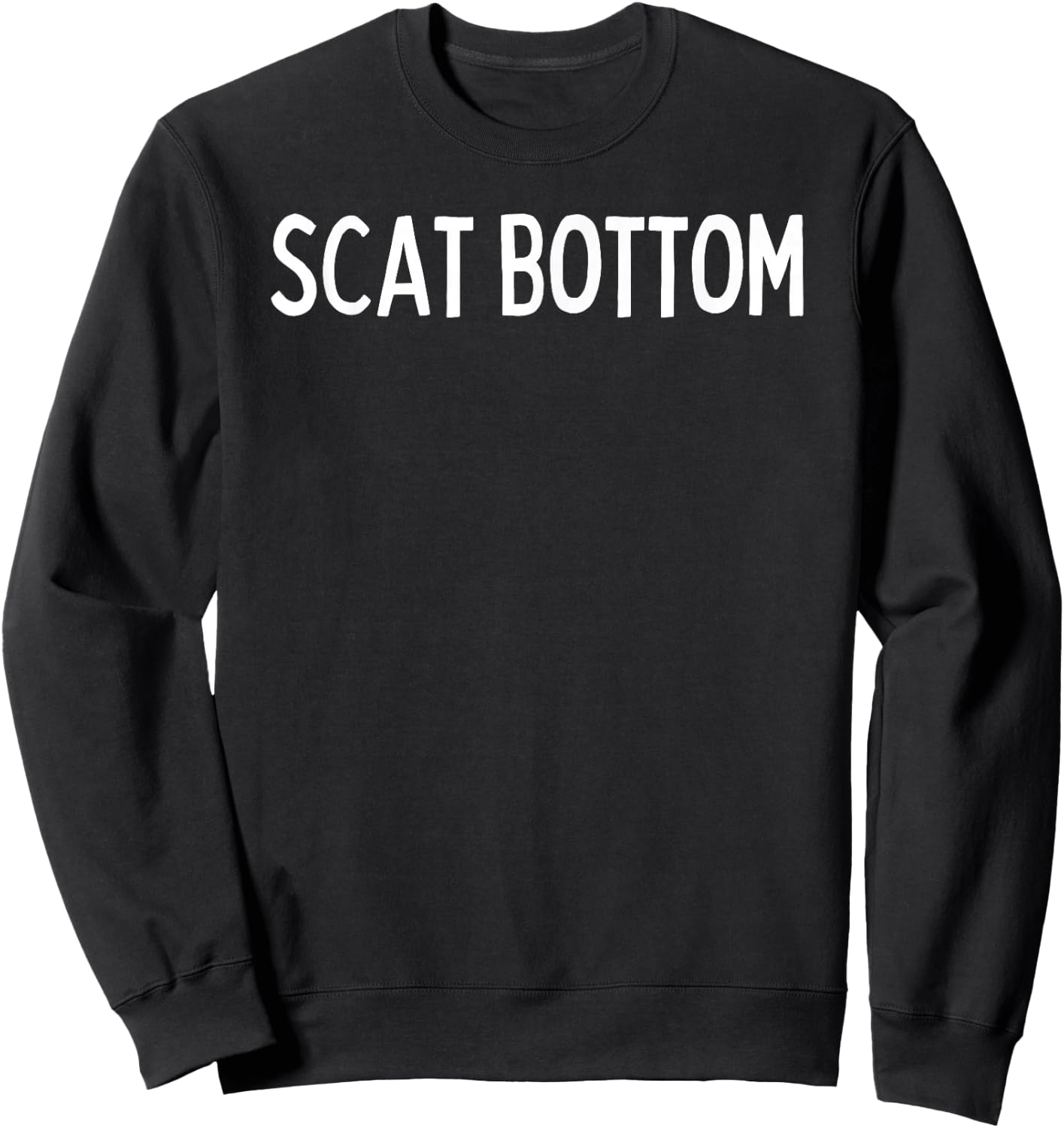 Scat Bottom Sweatshirt - Sweatshirt | Black