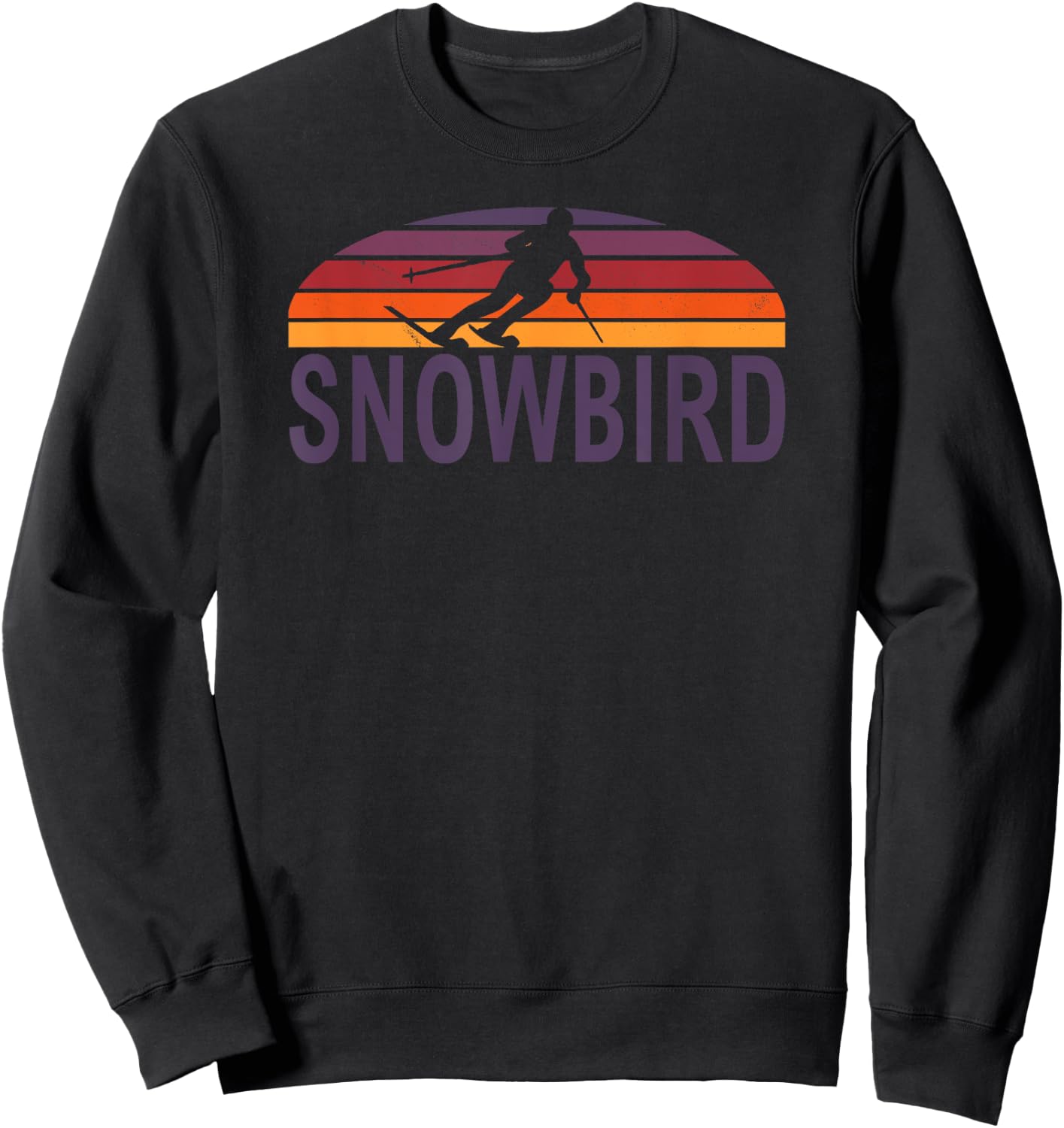 Snowbird Utah USA Ski Resort Snowboarding Sweatshirt - Sweatshirt | Black