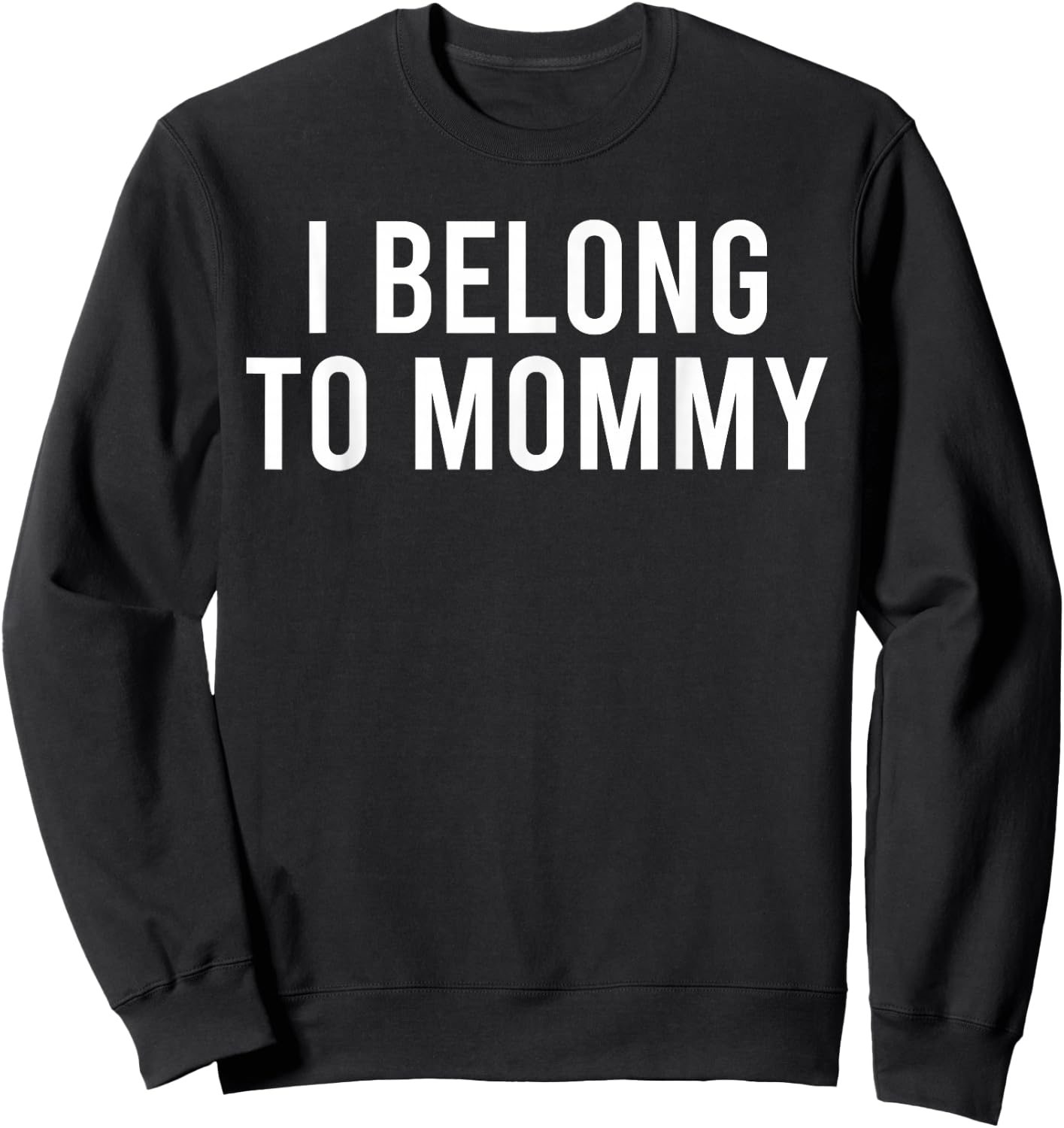 Ich gehöre zu Mama Süßer Muttertag Mama Mama Spruch Sweatshirt - Sweatshirt | Black