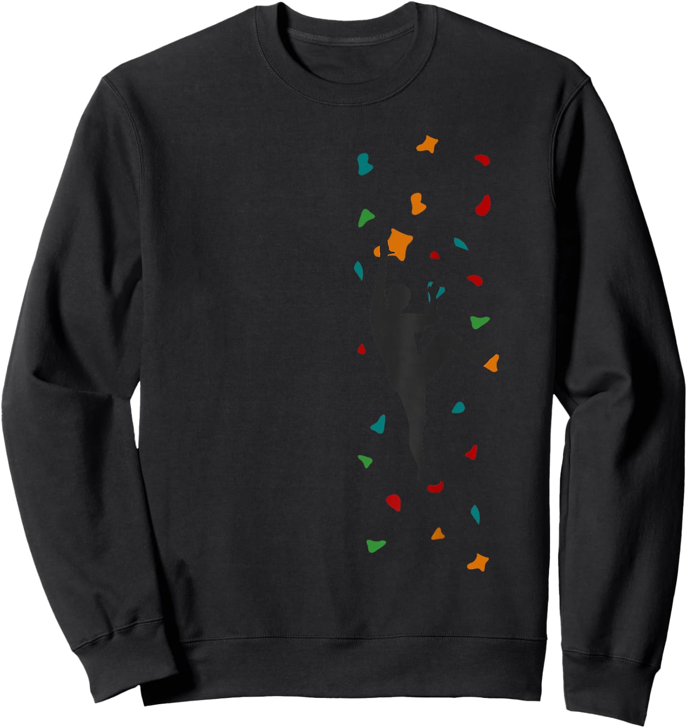Klettern Bouldern Kletterer Boulderer Sweatshirt - Sweatshirt | Black