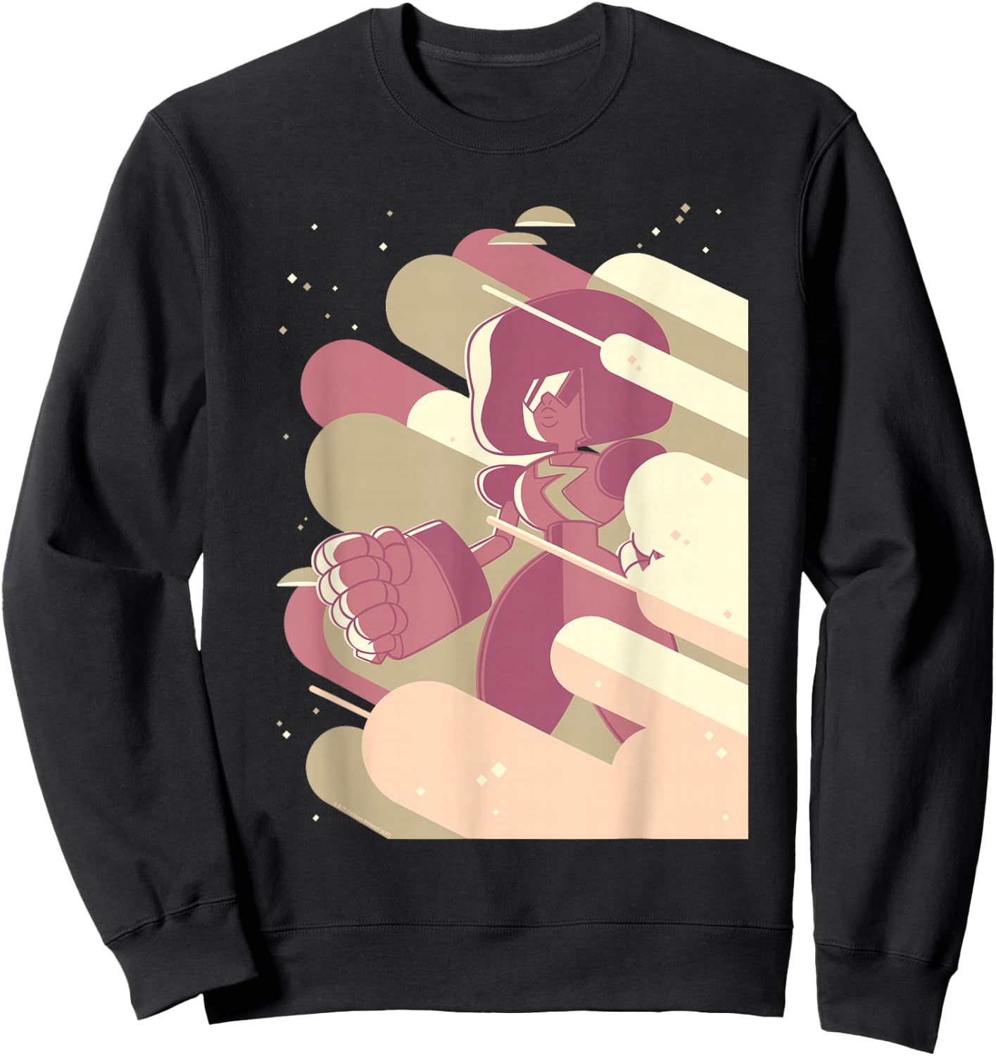 Steven Universe Garnet Clouds Sweatshirt - Sweatshirt | Black