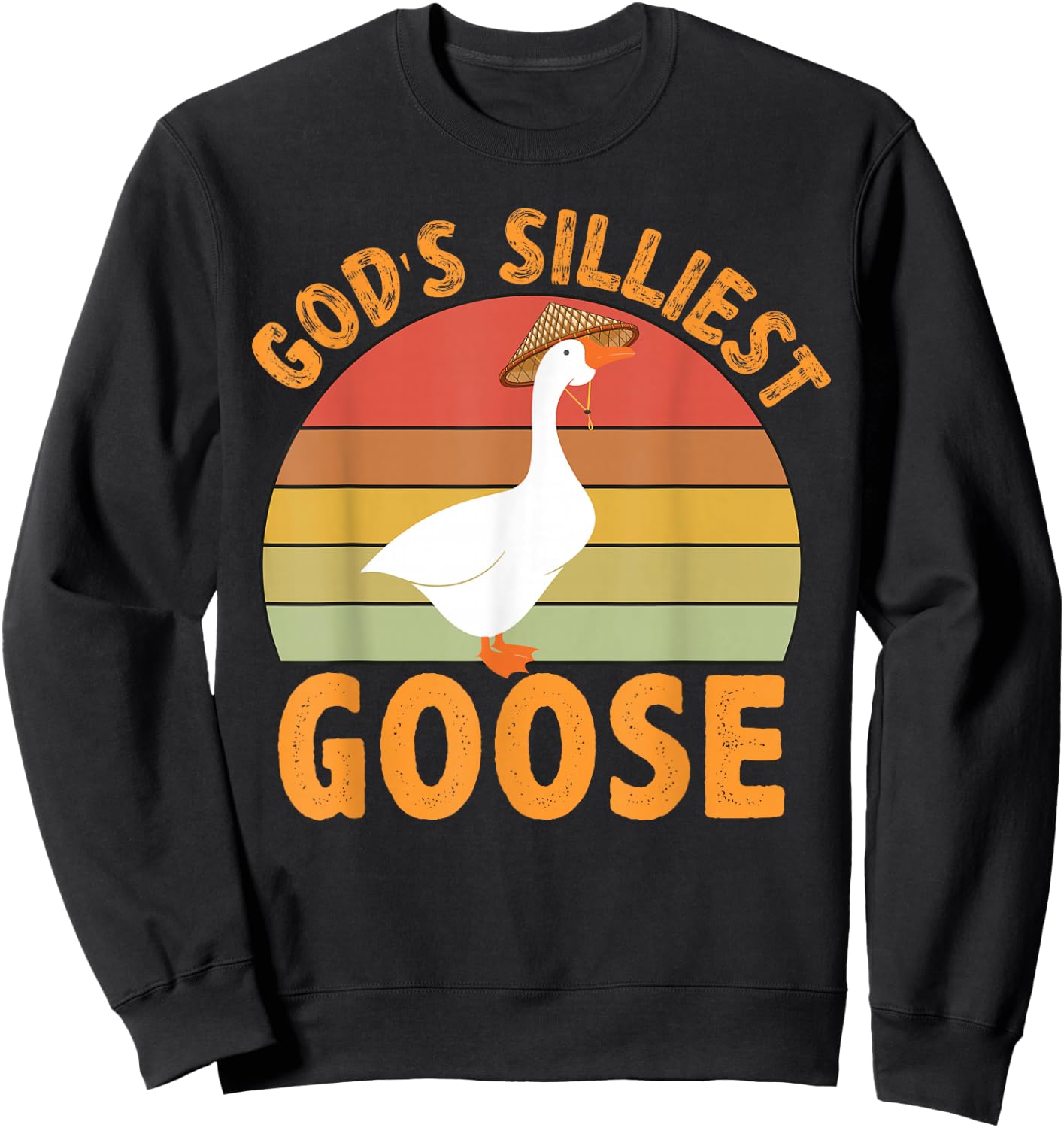 God's Silliest Goose Sweatshirt - Sweatshirt | Black