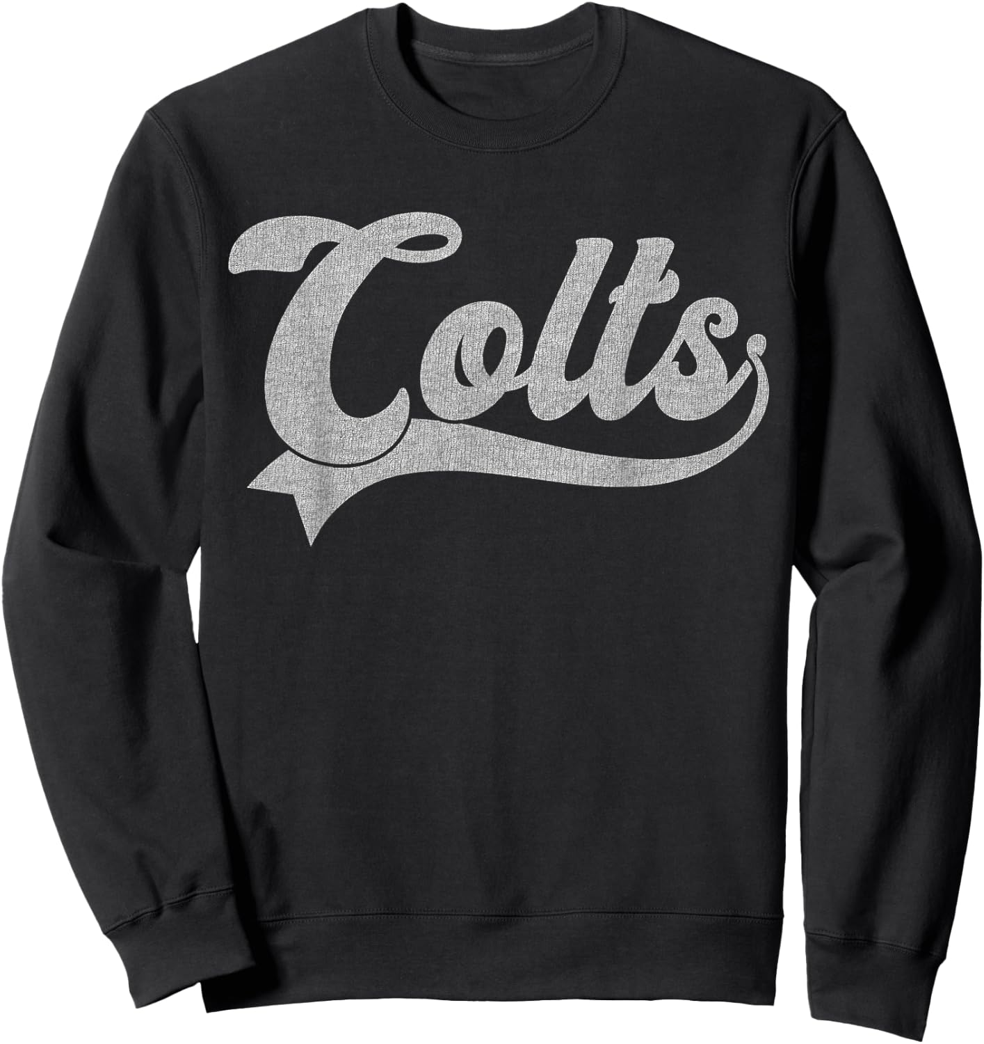 Colts Name Vintage Retro Gift Men Women Boy Girl Sweatshirt - Sweatshirt | Black