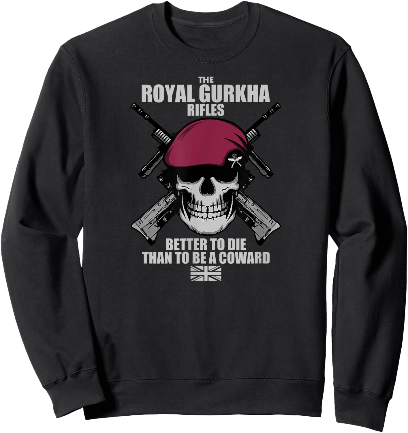 Royal Gurkha Rifles Airborne Sweatshirt - Sweatshirt | Black