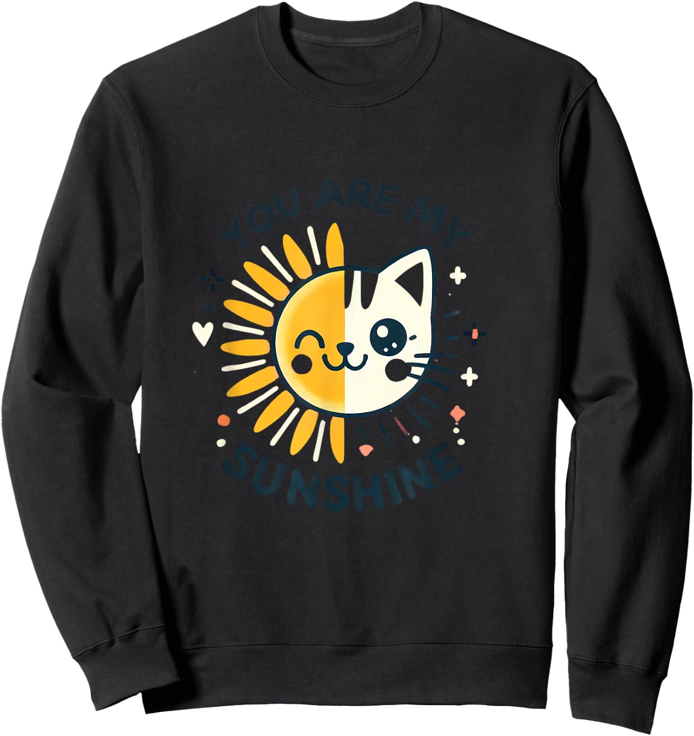 Cat, you're my sunshine Sweatshirt - Sweatshirt | Black