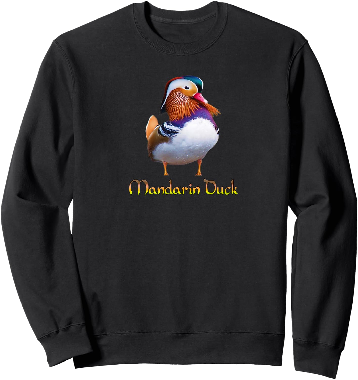 Mandarin Duck Sweatshirt - Sweatshirt | Black