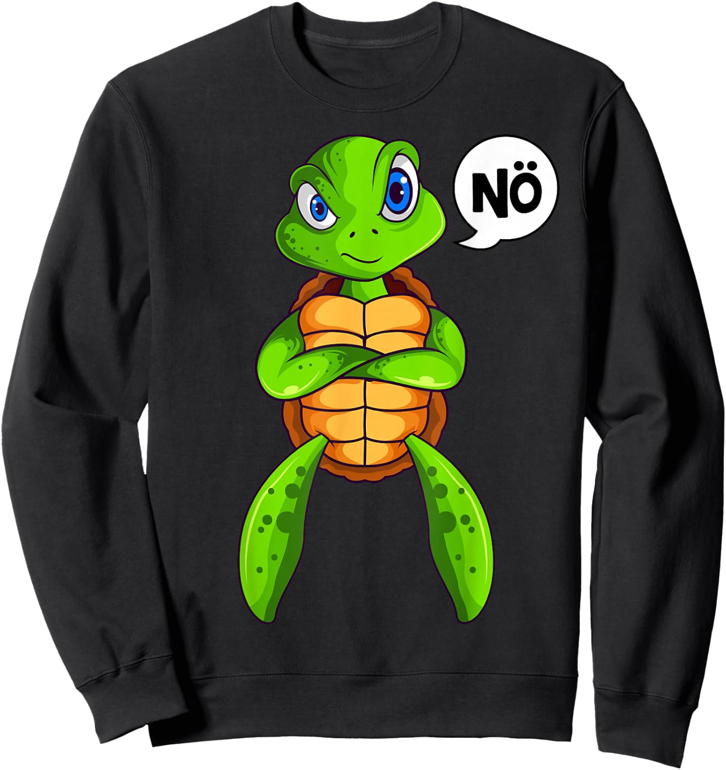 Schildkröten Nö Kinder Mädchen Jungen Schildkröte Sweatshirt - Sweatshirt | Black