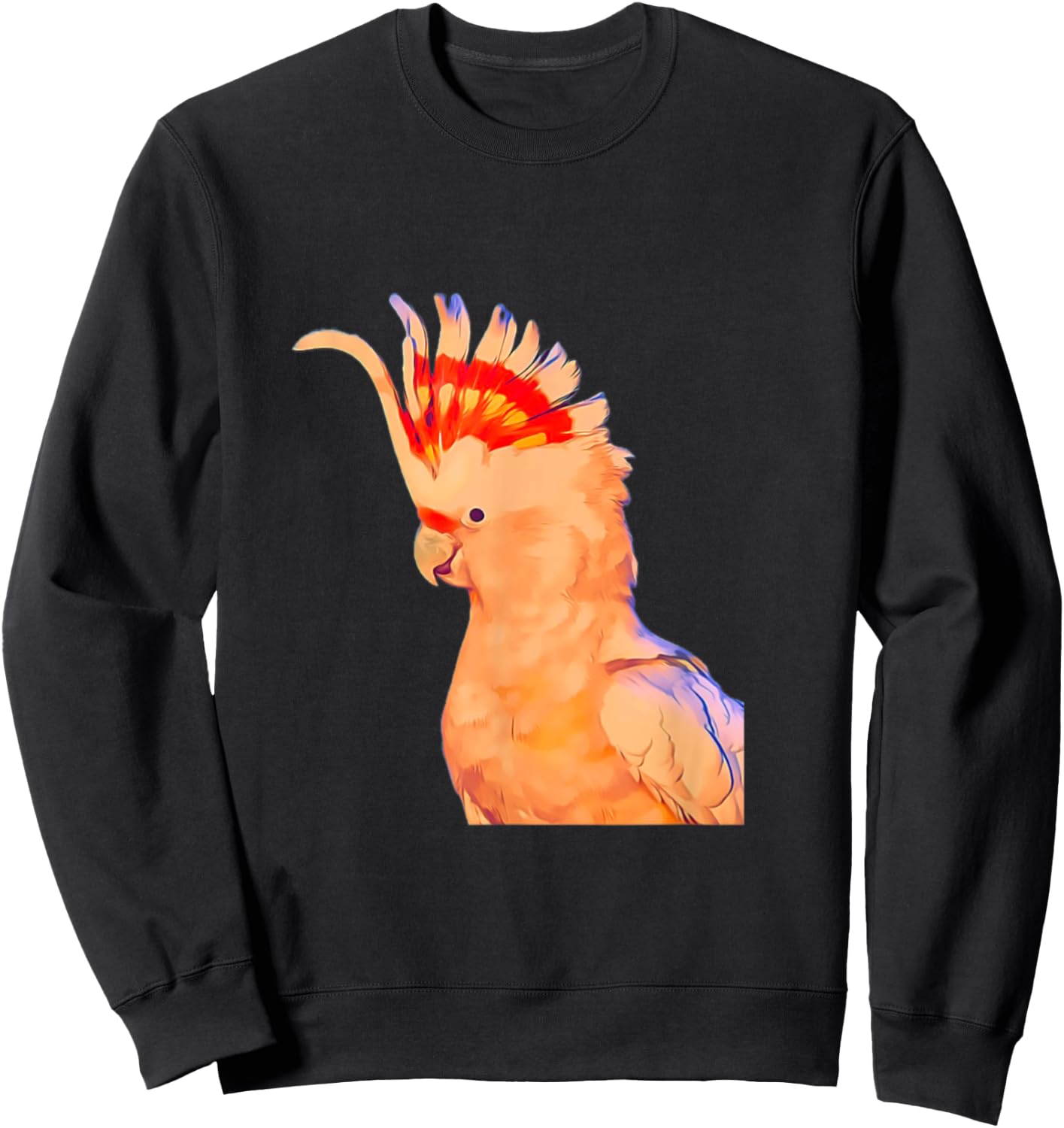 Major Mitchell's Cockatoo Birds parrot Sweatshirt - Sweatshirt | Black