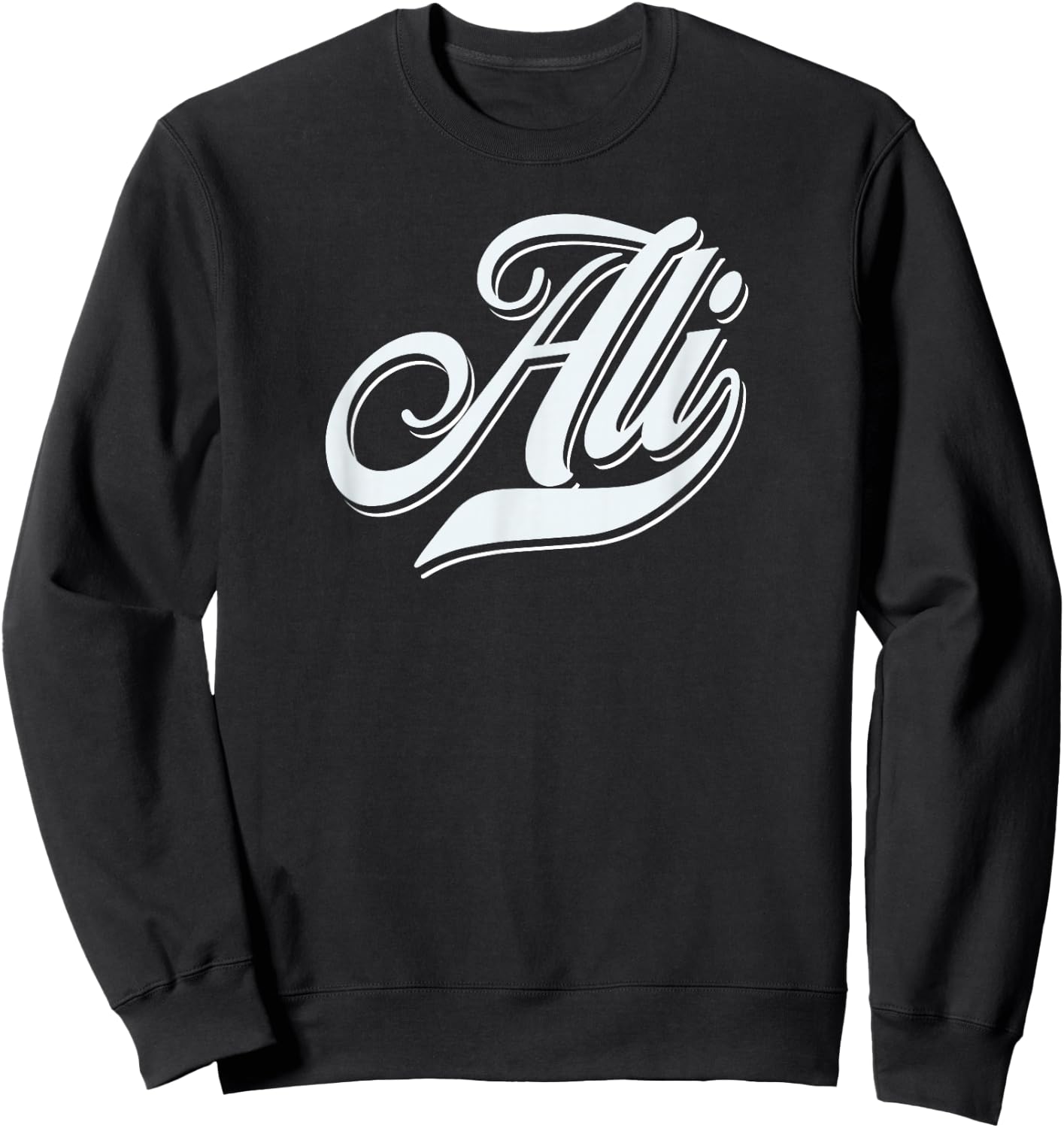 Man Boys Funny Gift Humor Name For Ali , Black, S Sweatshirt - Sweatshirt | Black