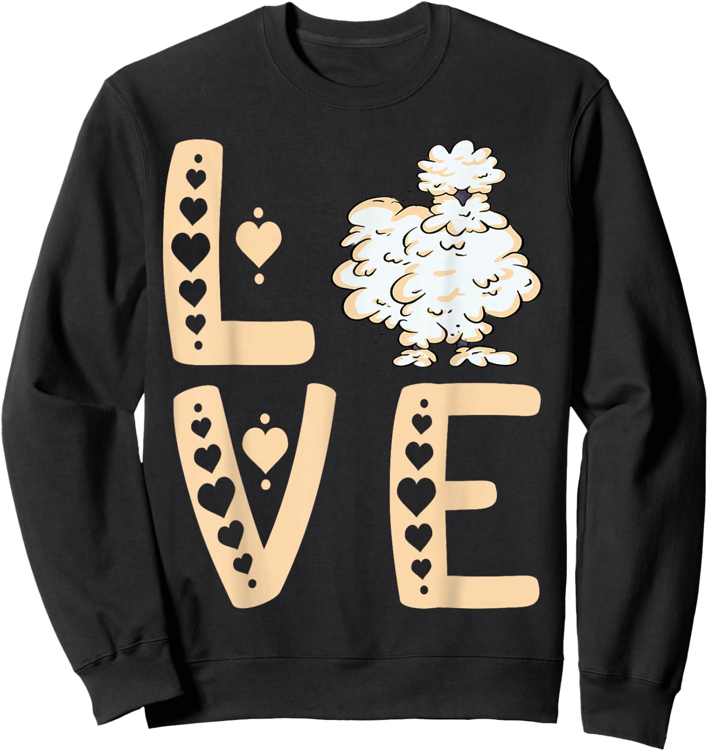 Love Silkie Chicken Lover Silky Chicken Silkie Chicken Sweatshirt - Sweatshirt | Black