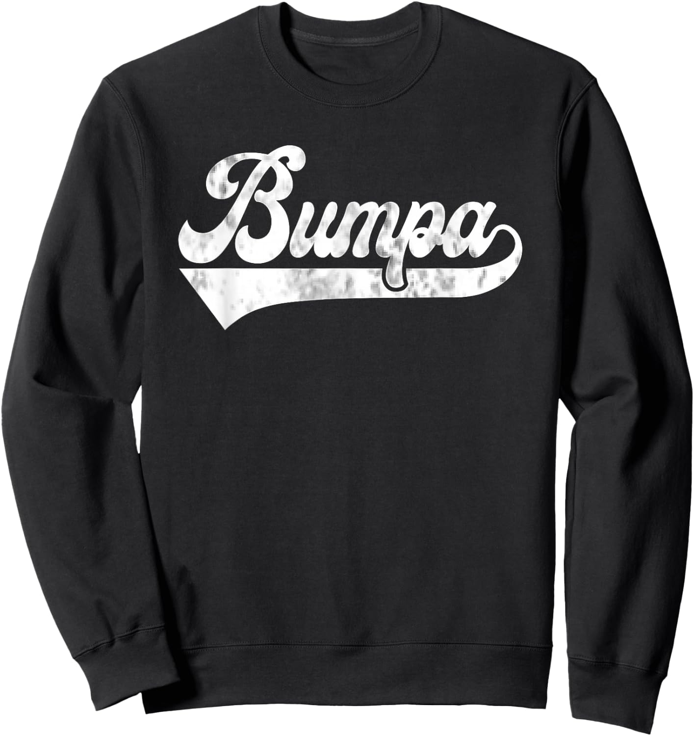 Bumpa Vintage Retro Father's Day for Papa Grandpa Sweatshirt - Sweatshirt | Black