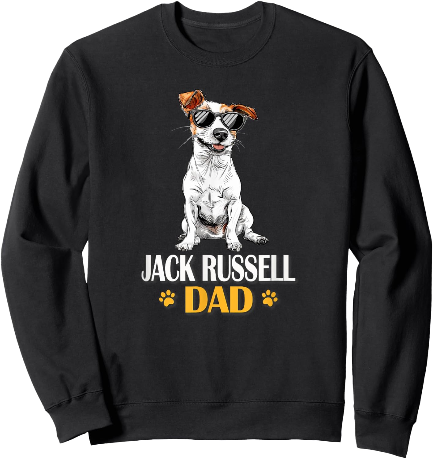 JRT Dog Lover Jack Russell Dad Sweatshirt - Sweatshirt | Black