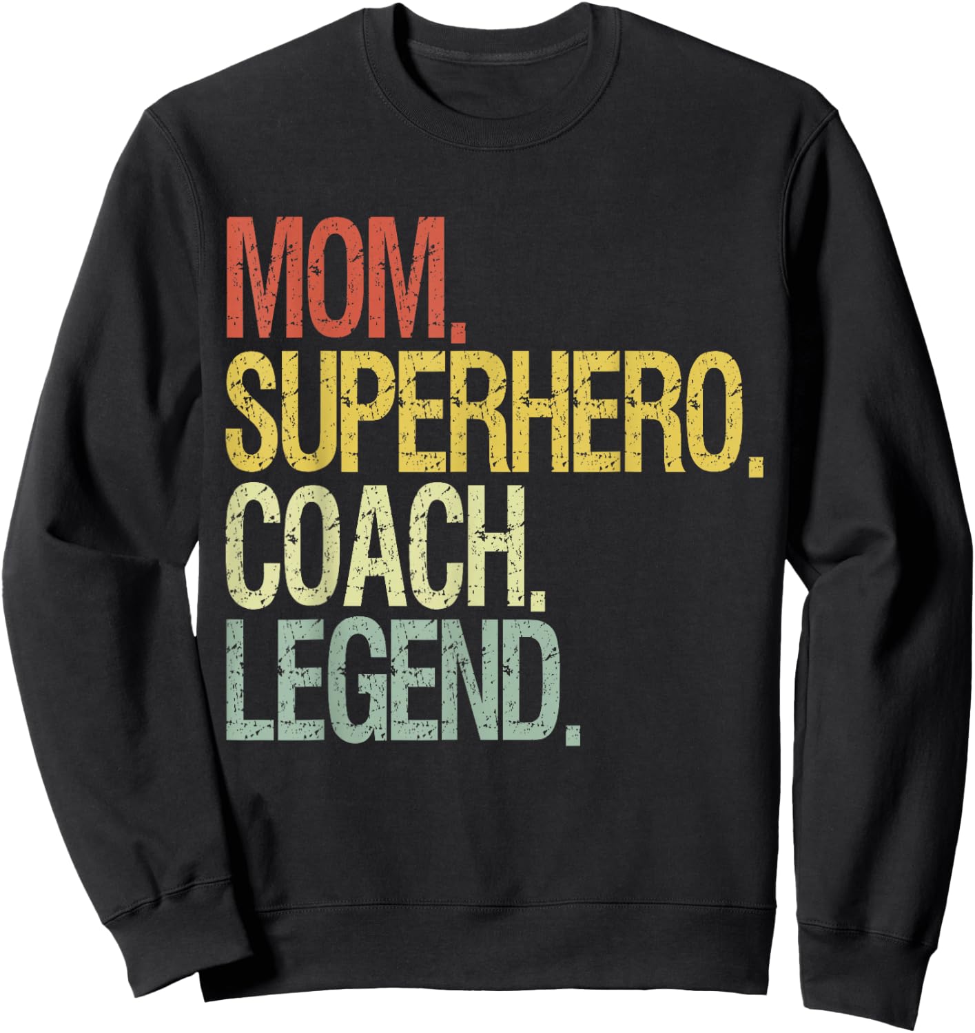 Mom coach Sweatshirt - Sweatshirt | Black