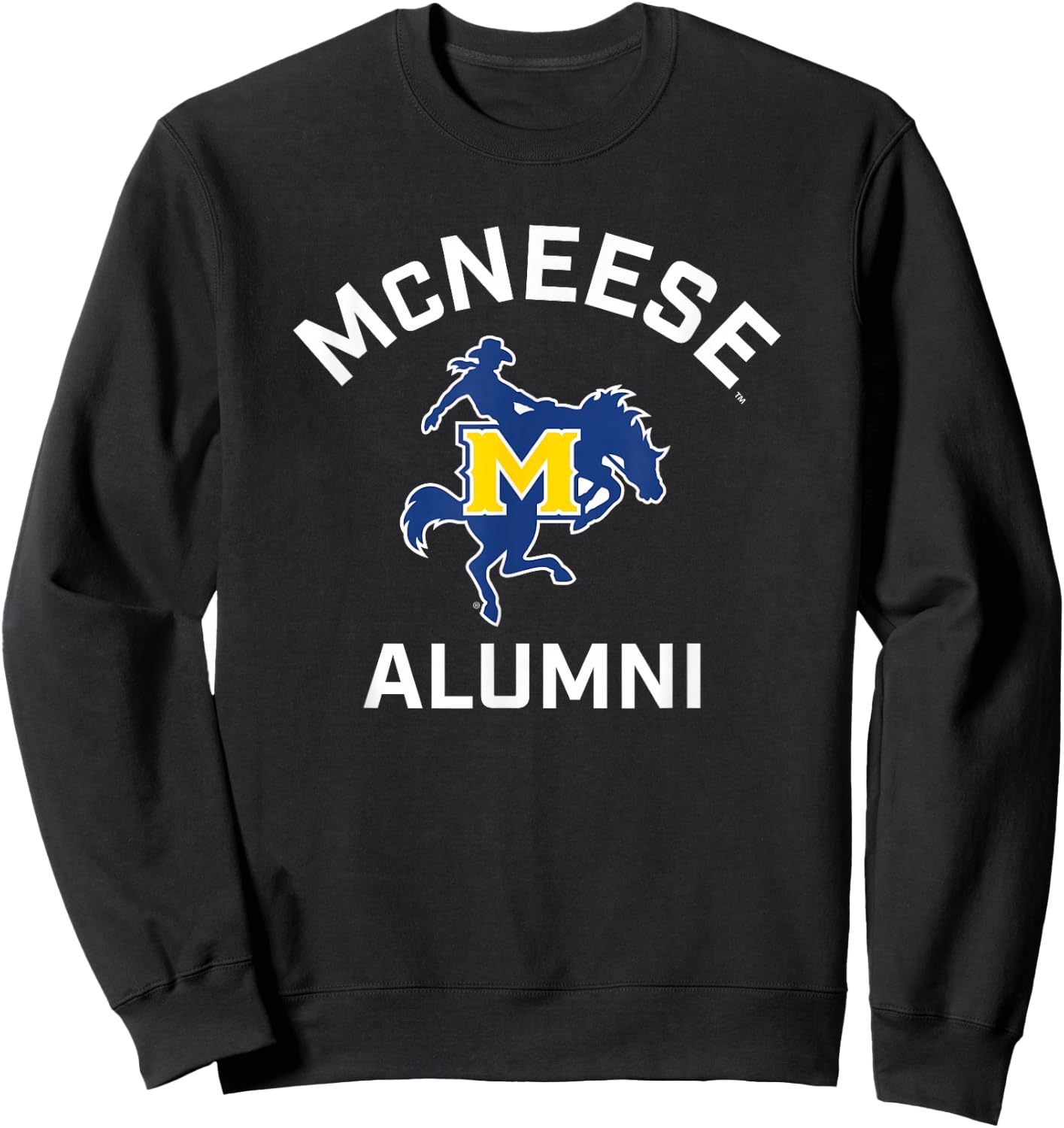 McNeese State University Cowboys Arched Alumni Sweatshirt - Sweatshirt | Black