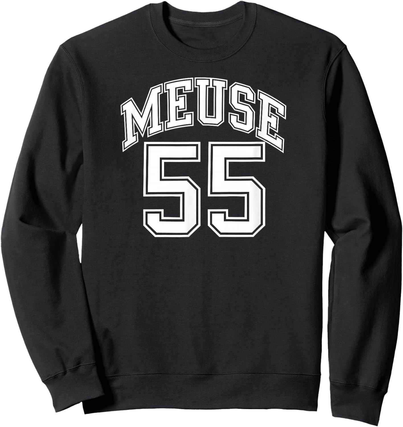 Meuse 55 , Black, S Sweatshirt - Sweatshirt | Black