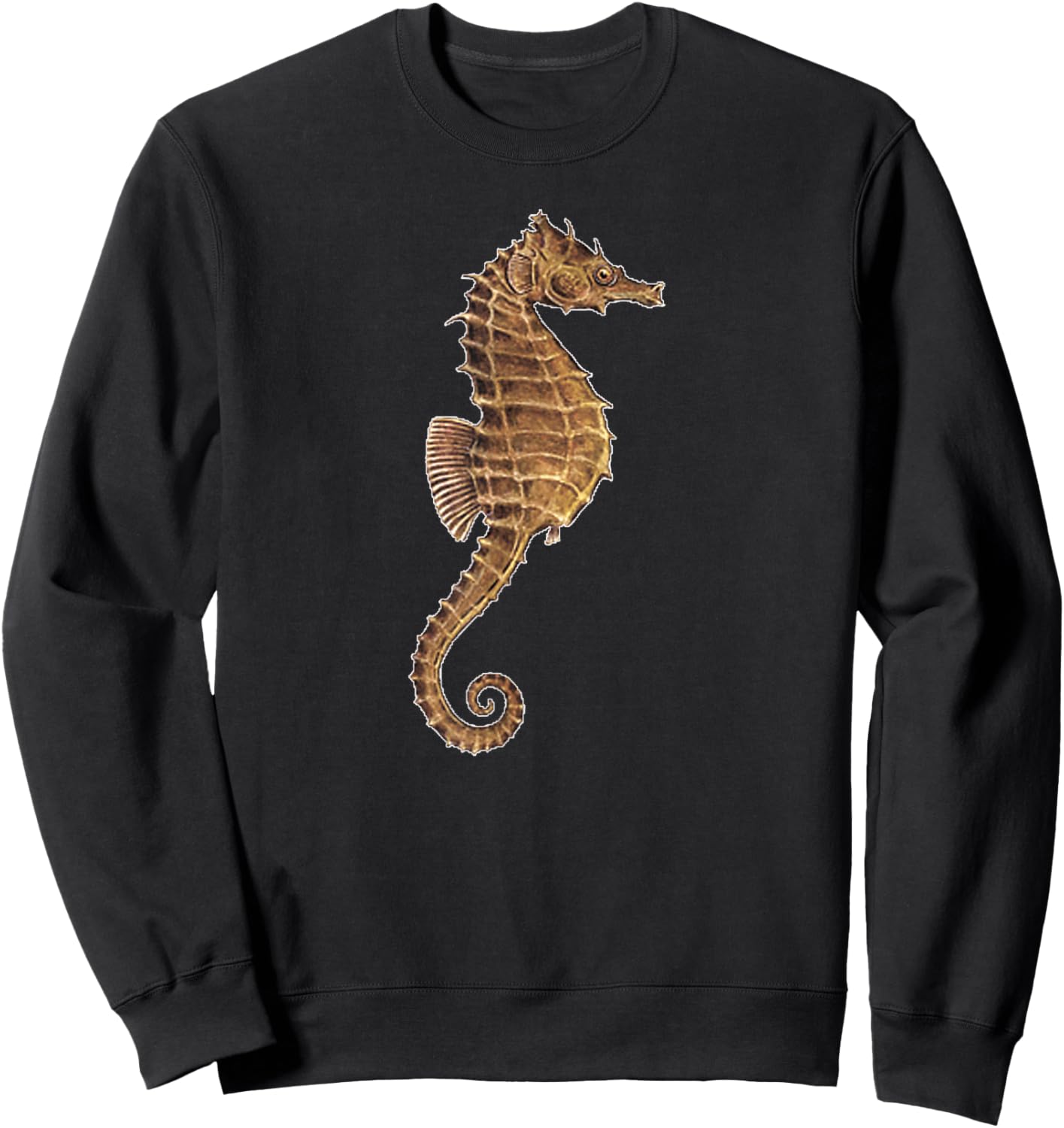 Seahorse T Shirt women boys girls kids Sweatshirt - Sweatshirt | Black