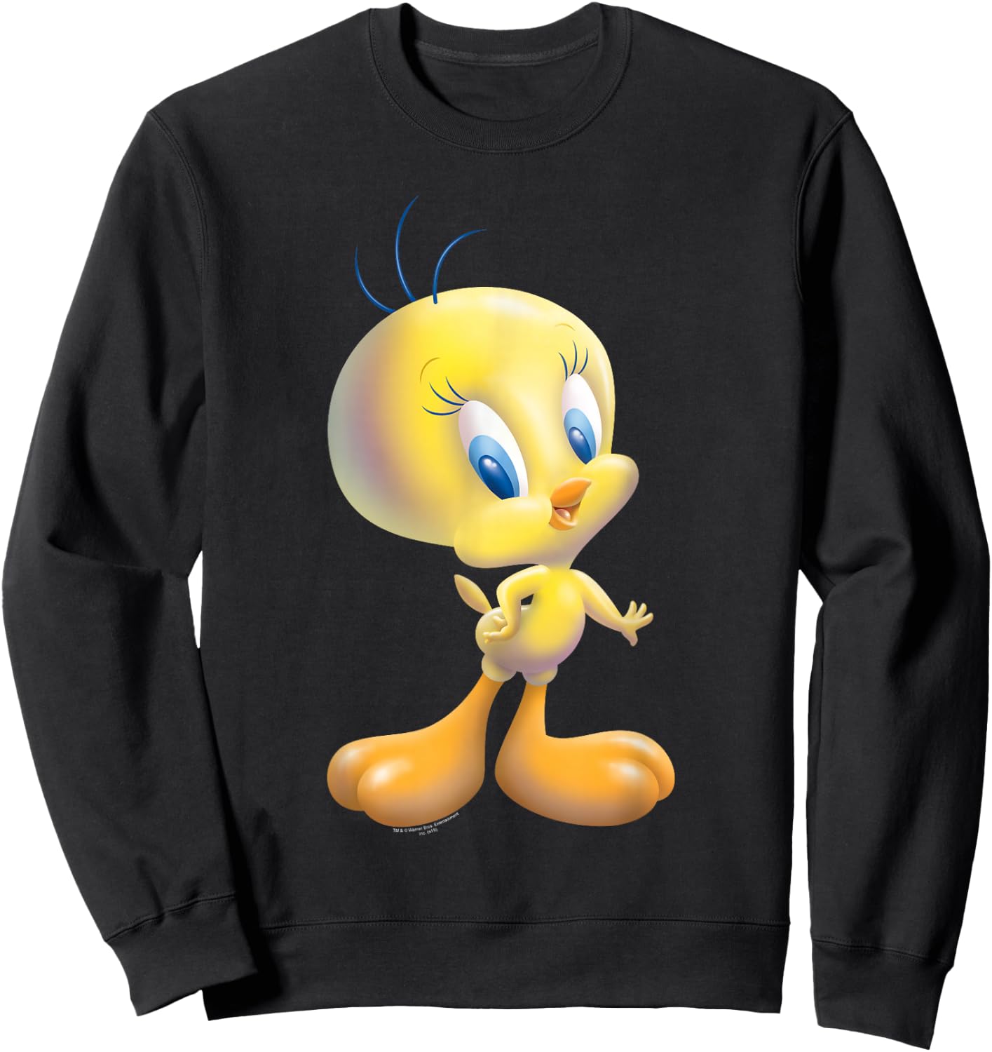 Looney Tunes Tweety Bird Airbrushed Sweatshirt - Sweatshirt | Black
