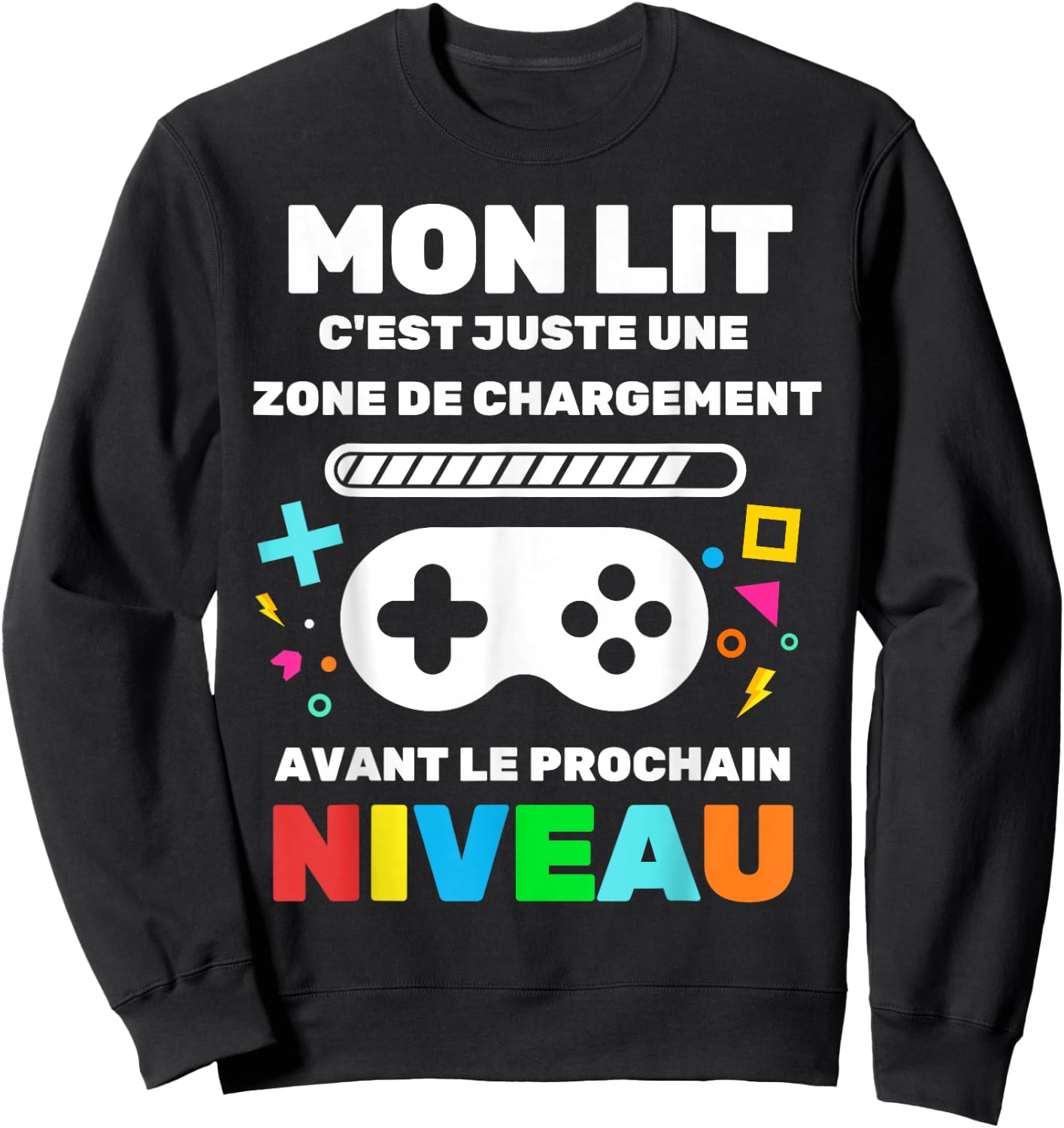 Humor Gamer Gaming Video Games Teen Boy Gamer , Black, S Sweatshirt - Sweatshirt | Black