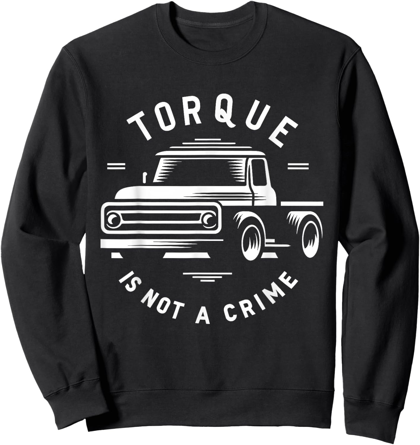 Square Body Truck Sweatshirt - Sweatshirt | Black