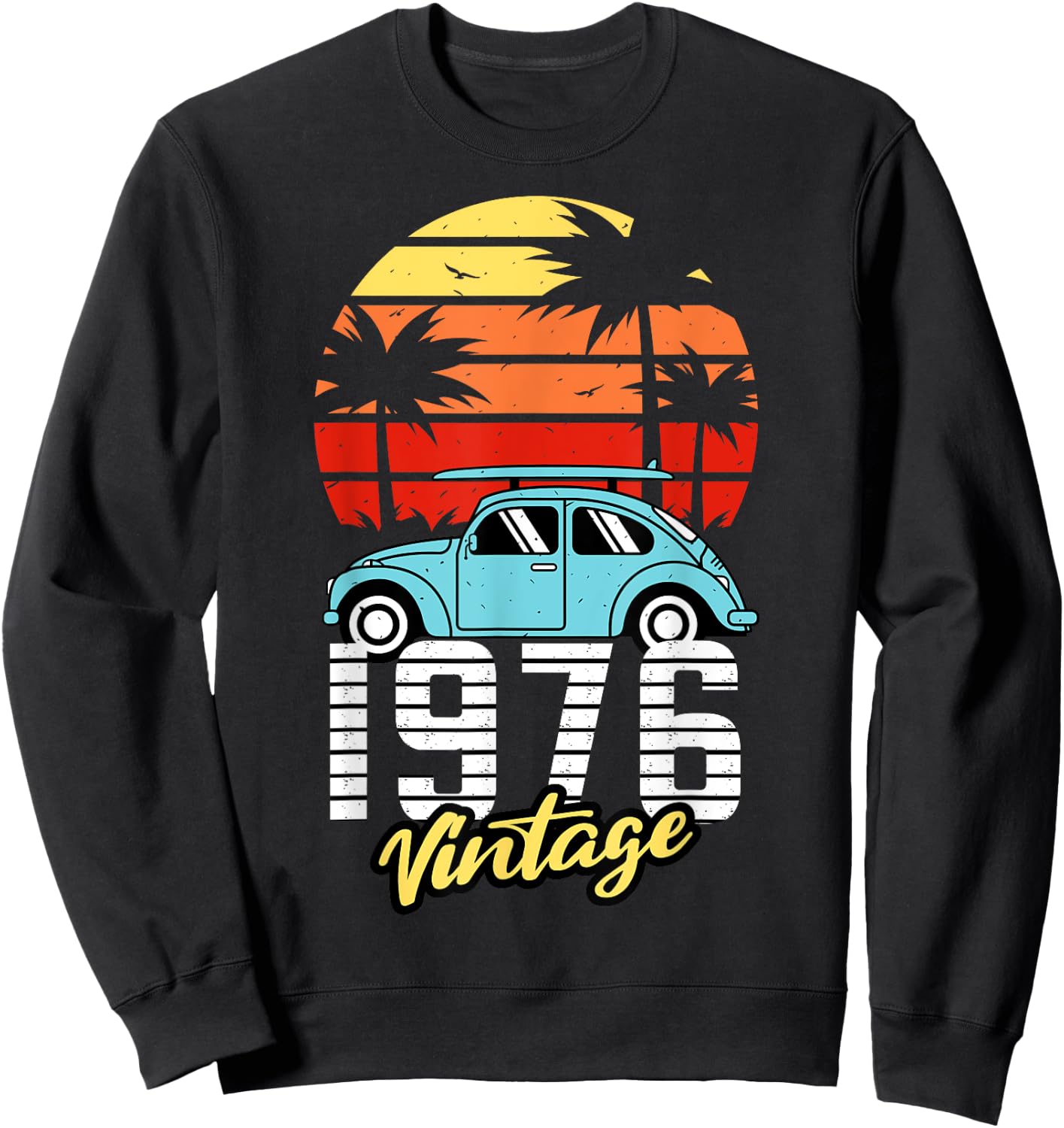 Jahrgang 1976, Vintage-Klassiker, Retro-Geschenke zum Geburtstag Sweatshirt - Sweatshirt | Black