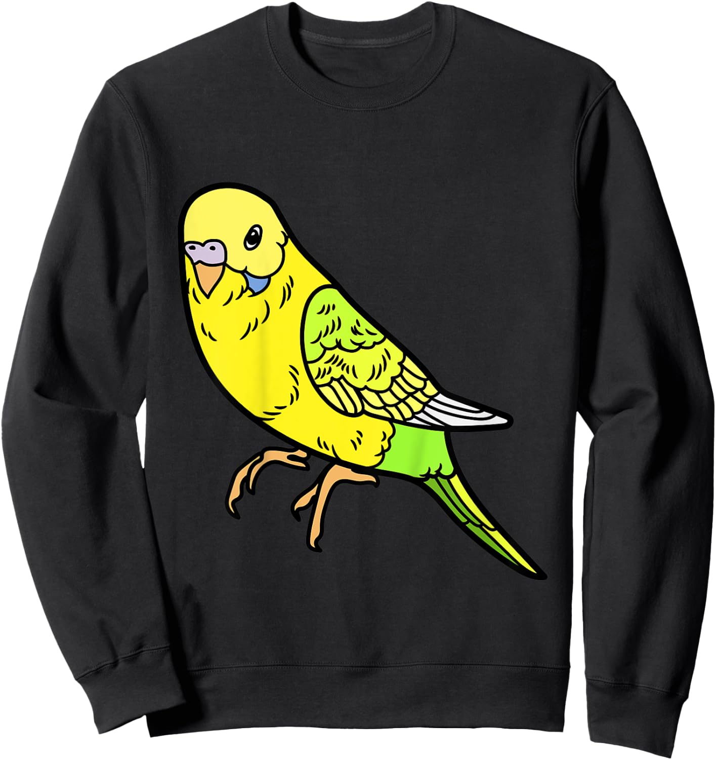Kids cute Parakeet Lazy Halloween Costume For Kids Sweatshirt - Sweatshirt | Black