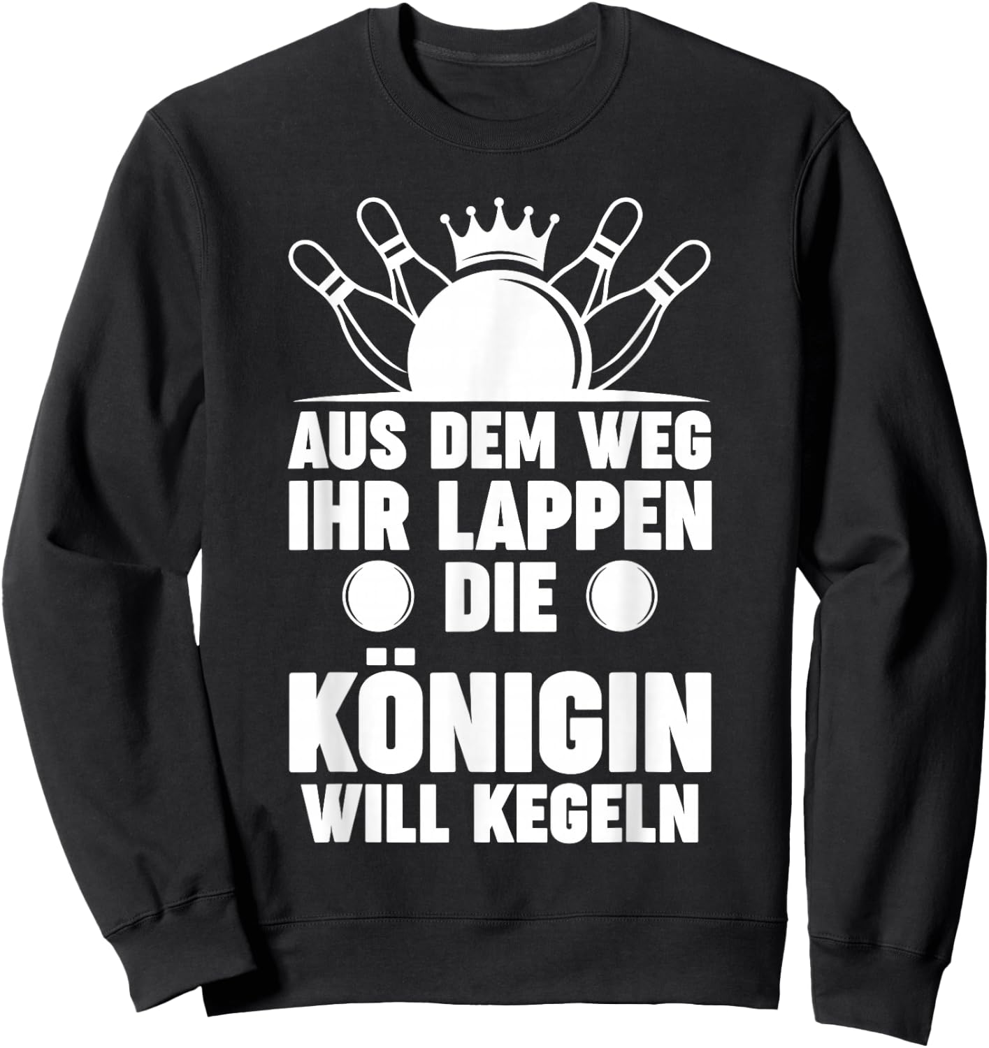 with Queen Cones, black Sweatshirt - Sweatshirt | Black