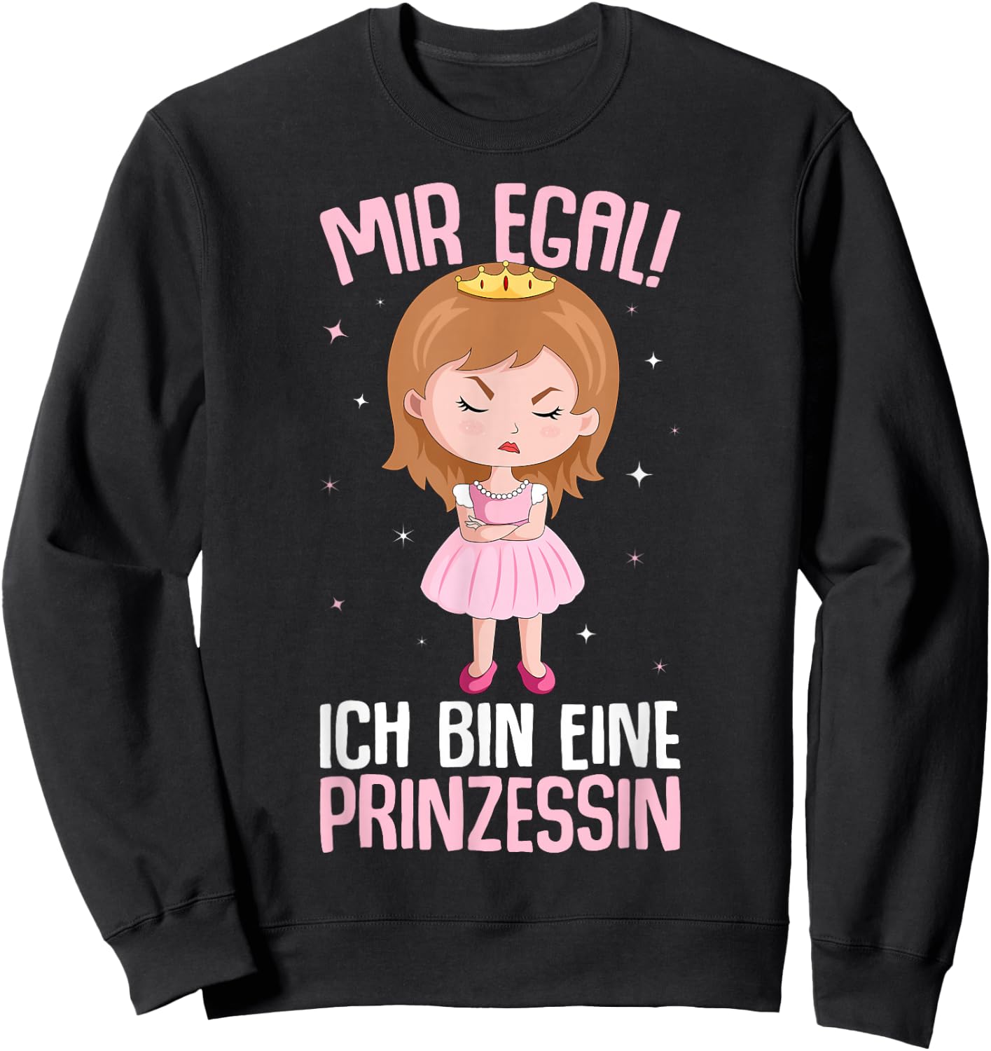 Princess girls' / women's , black Sweatshirt - Sweatshirt | Black