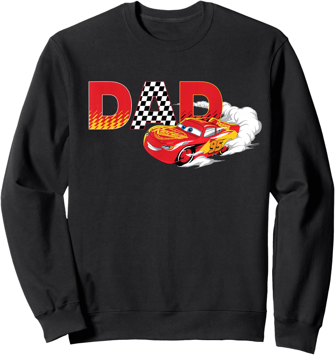 Disney & Pixar's Cars Dad Birthday Gift Father's Day Sweatshirt - Sweatshirt | Black