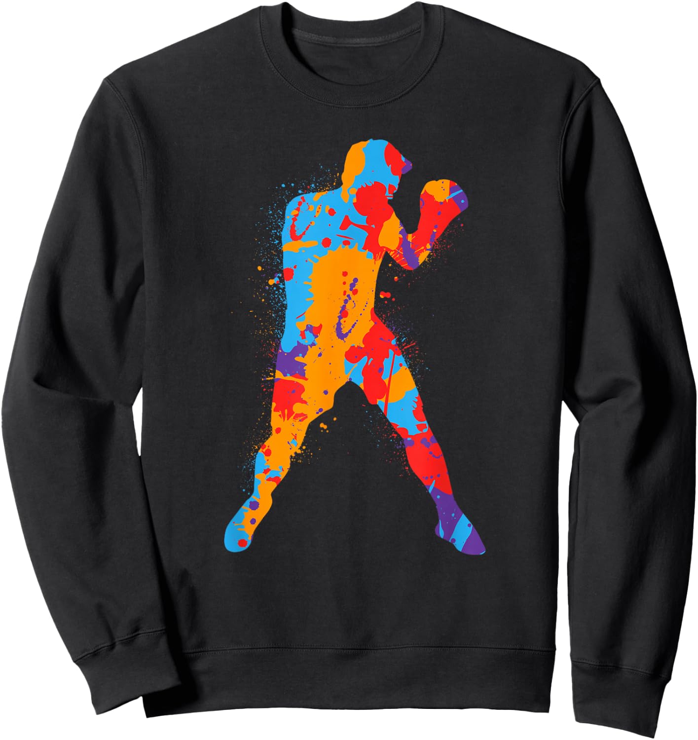 Boxing, colourful, boxing, men, boys, children, boxer , black Sweatshirt - Sweatshirt | Black