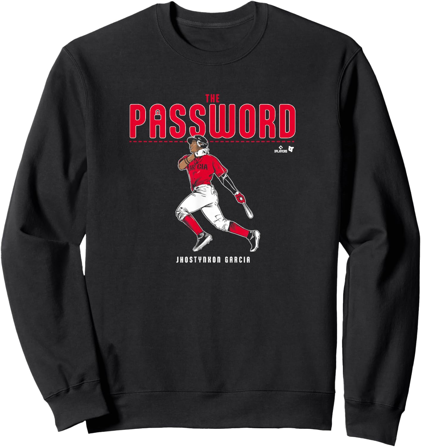 Jhostynxon Garcia: - The Password - Boston Baseball Sweatshirt - Sweatshirt | Black