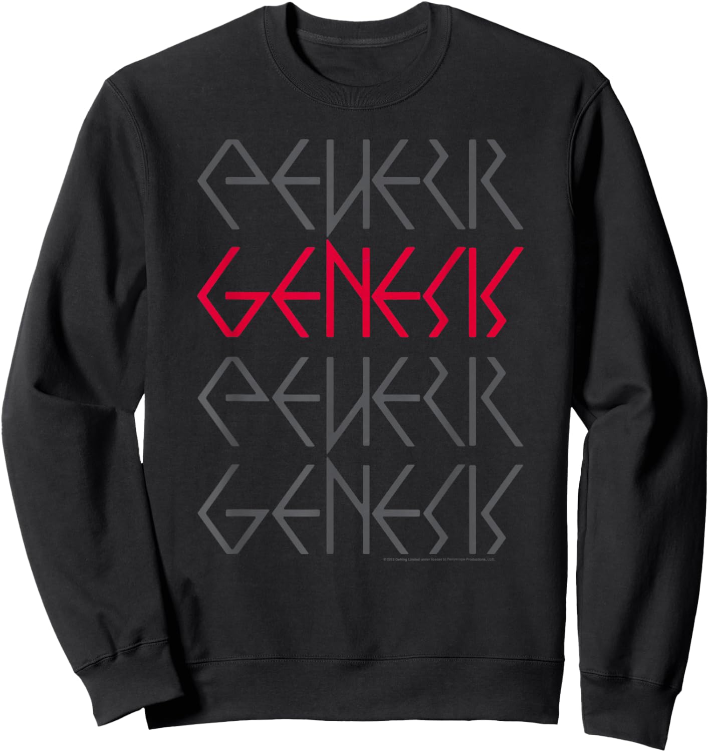 Genesis Logo Repeat Sweatshirt - Sweatshirt | Black