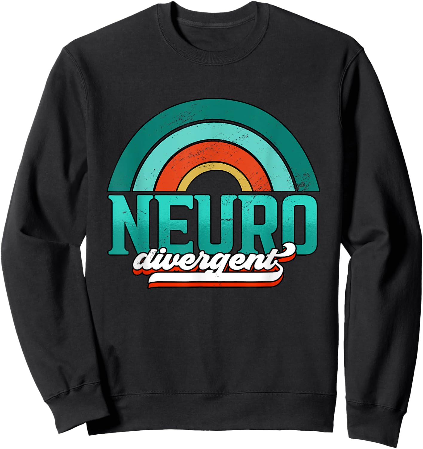 Adhd Awareness Neuro Divergent Sweatshirt - Sweatshirt | Black