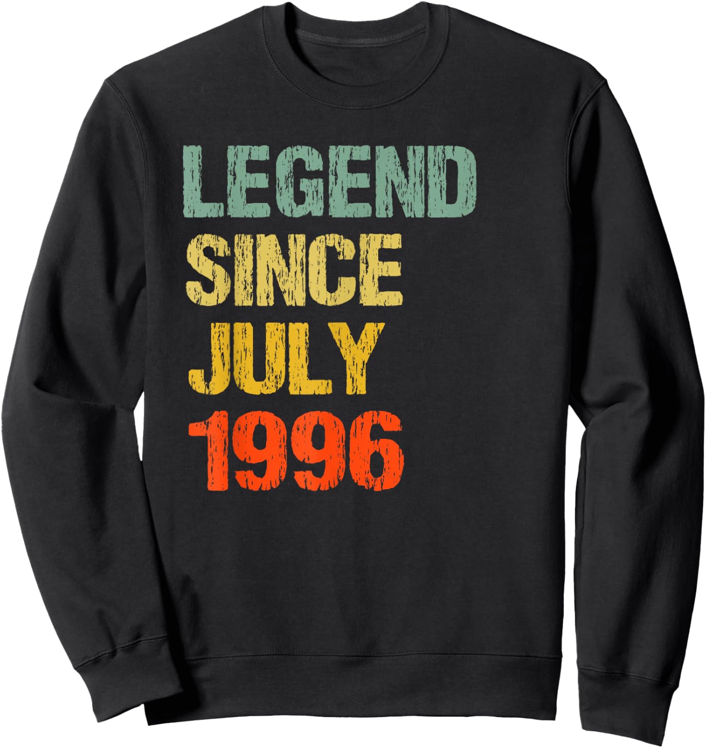27 Jahre alt 27. Geburtstag Geschenke Legende seit Juli 1996 Sweatshirt - Sweatshirt | Black