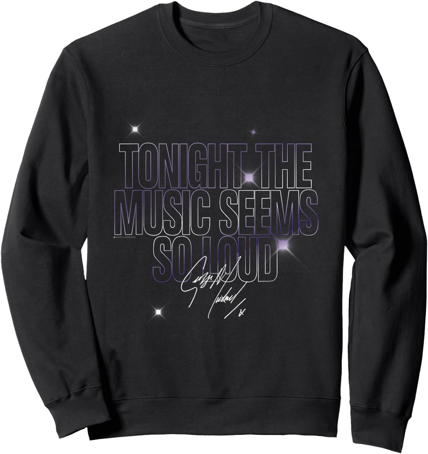 George Michael Tonight Music Shined , Black, S Sweatshirt - Sweatshirt | Black