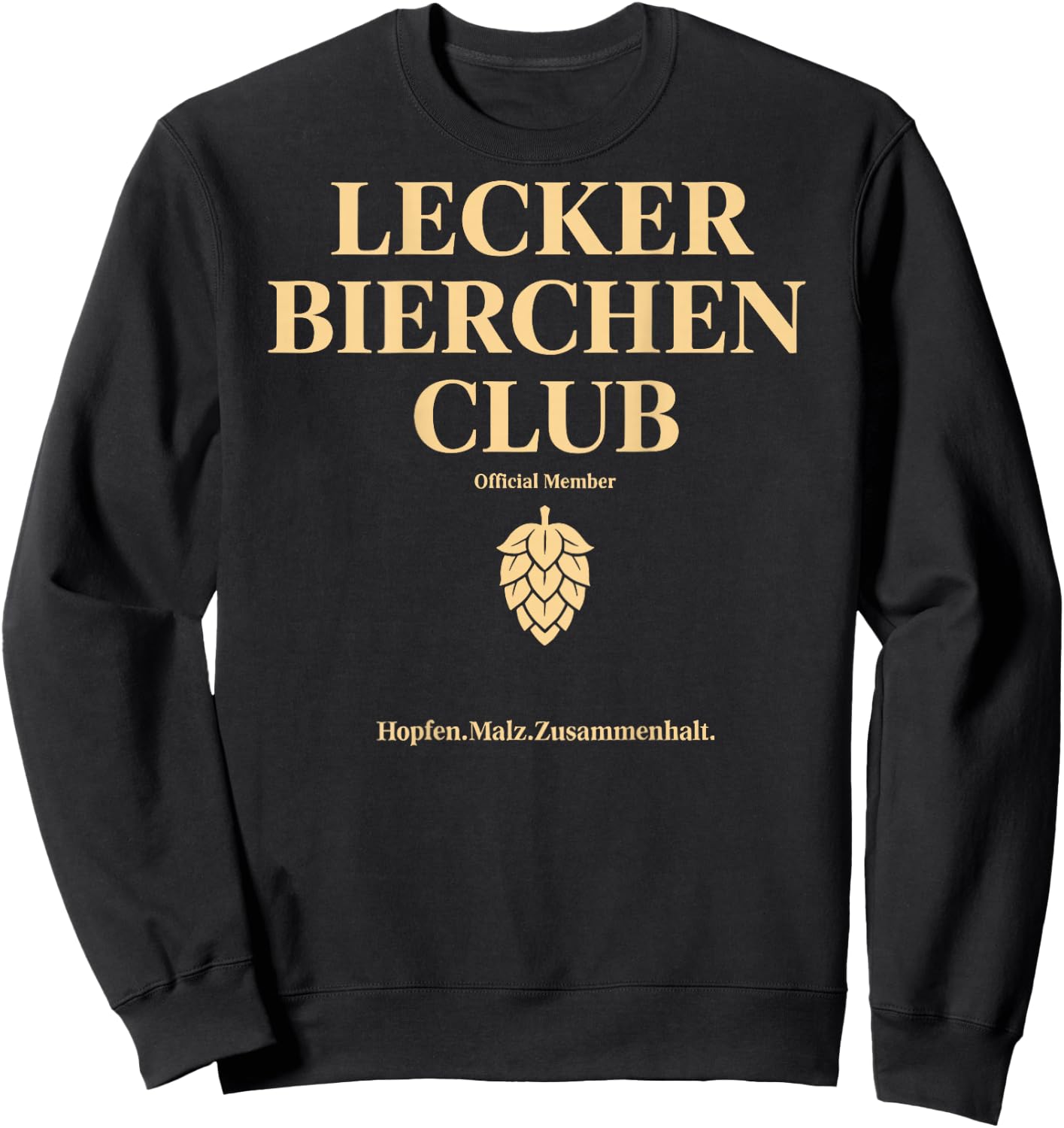lecker Bierchen Club Sweatshirt - Sweatshirt | Black
