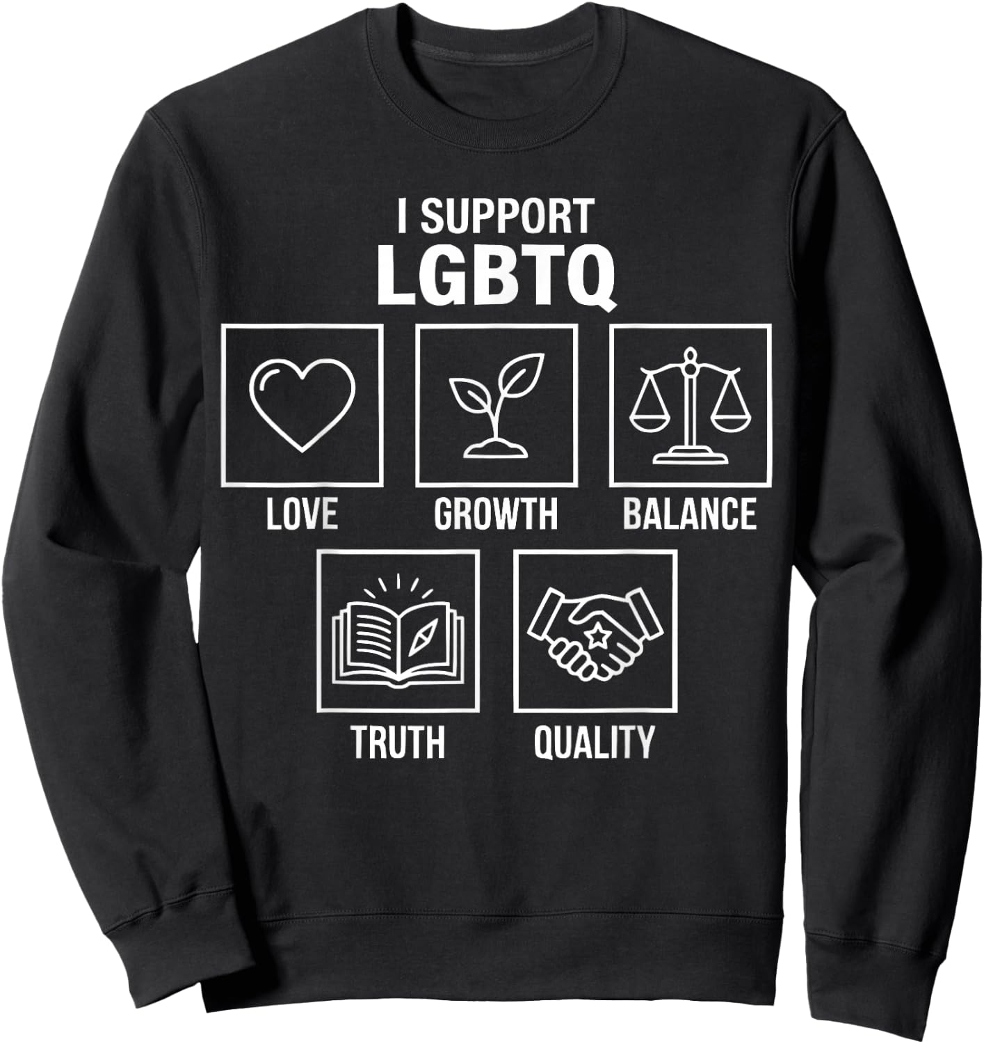 T-Shirt Sweatshirt - Sweatshirt | Black