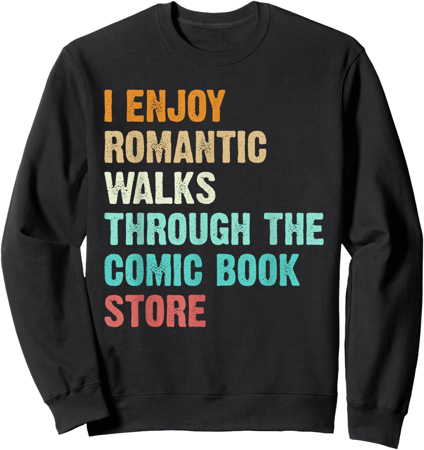 Best Comic Book Design Women Kids Comic Book Lovers Sweatshirt - Sweatshirt | Black