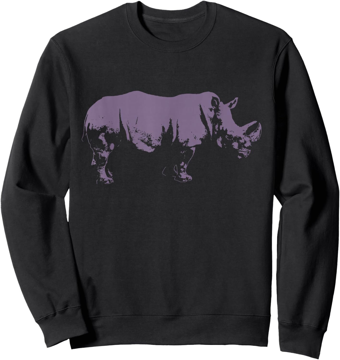 Rhino Rhinoceros Sweatshirt - Sweatshirt | Black