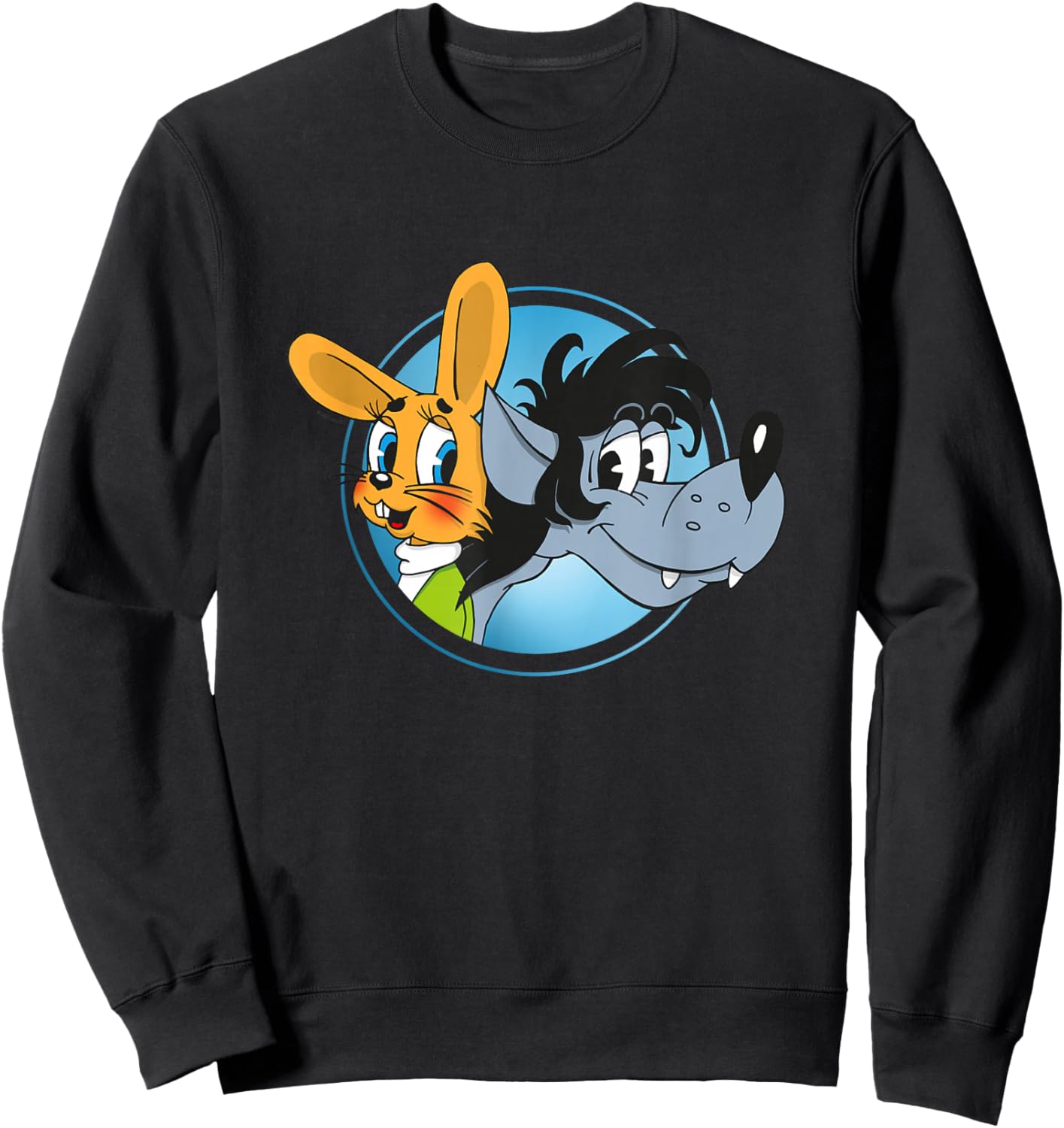 Hase & Wolf - Nu, pogodi! Hase & Wolf - Nu pogodi! Sweatshirt - Sweatshirt | Black