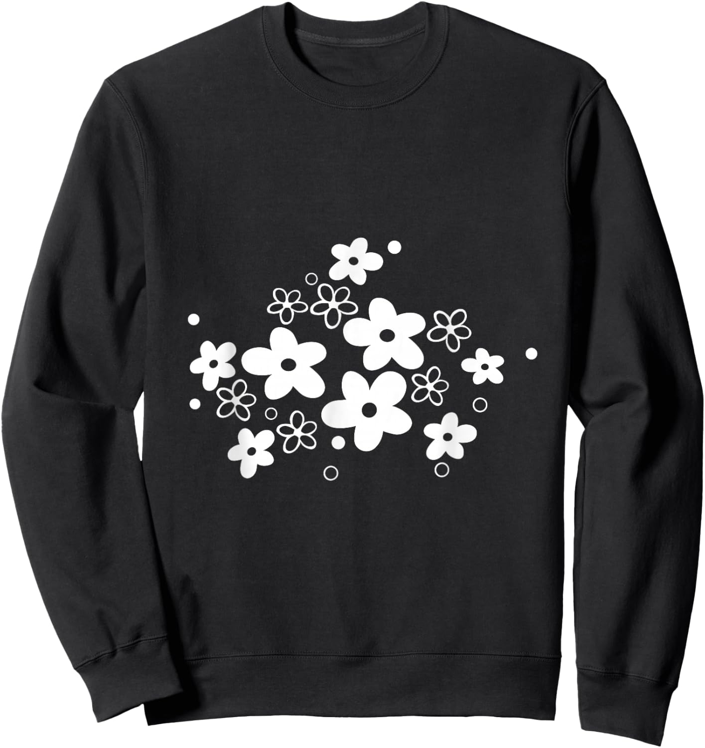 Vintage Pyrex Spring Blossom, Retro Kitchen Sweatshirt - Sweatshirt | Black