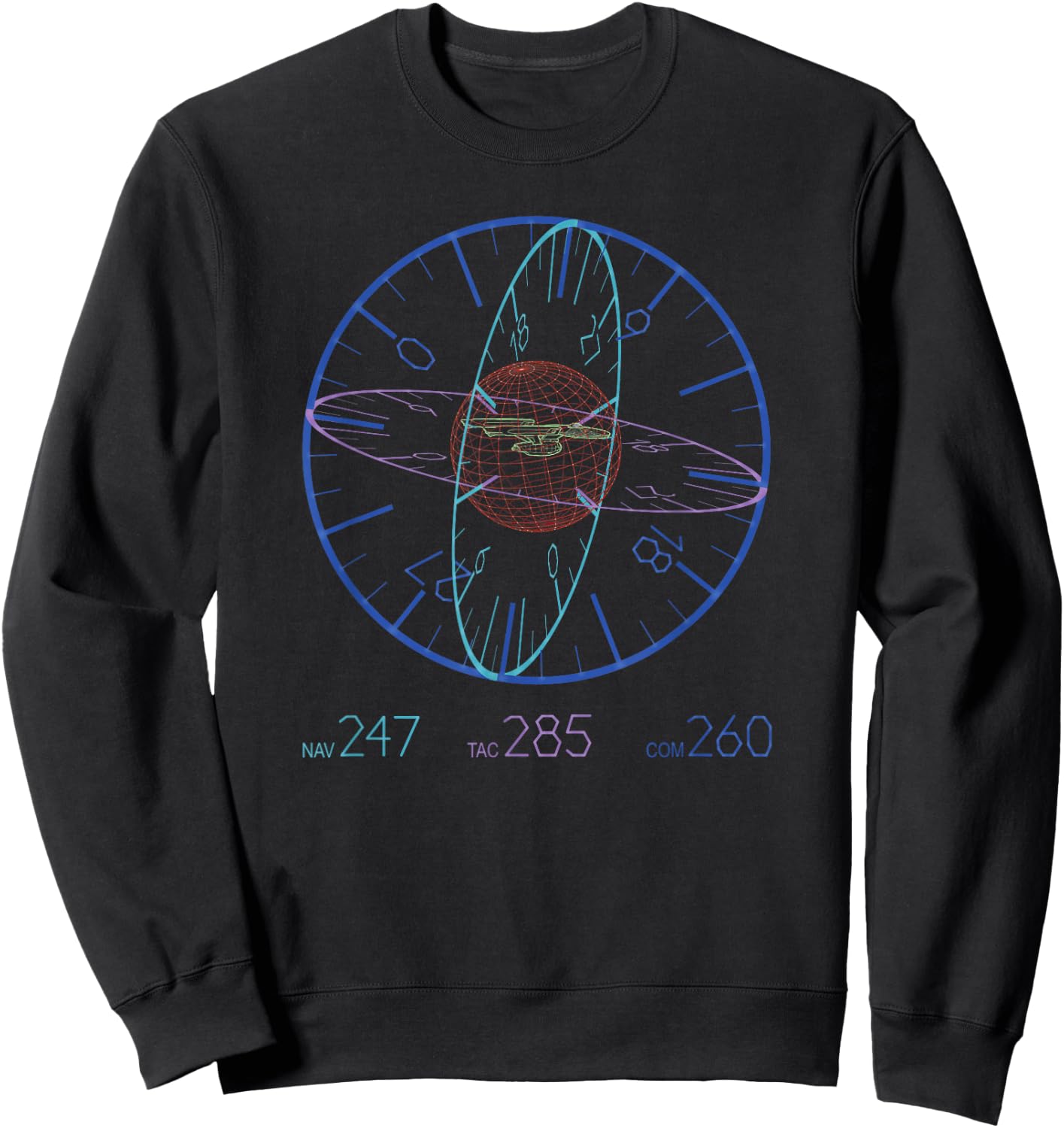 Star Trek Navigation Controls Sweatshirt - Sweatshirt | Black