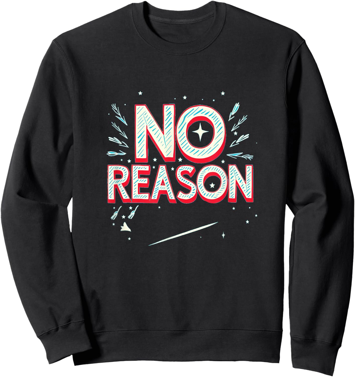 No Reason Emblem Sweatshirt - Sweatshirt | Black