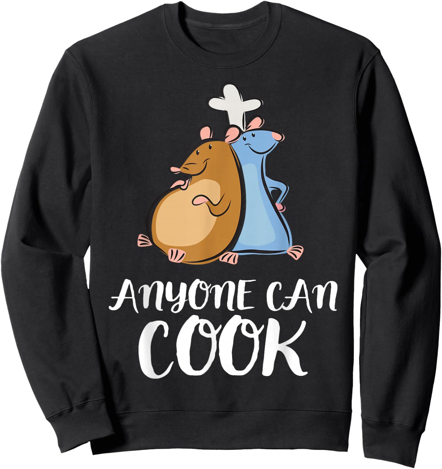 Disney Pixar Ratatouille Anyone Can Cook Sketch Duo Sweatshirt - Sweatshirt | Black