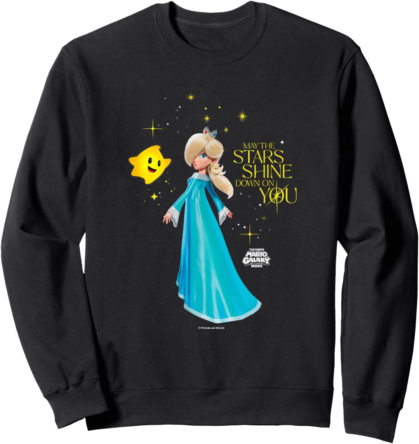 The Super Mario Galaxy Movie Rosalina Star Shine Sweatshirt - Sweatshirt | Black