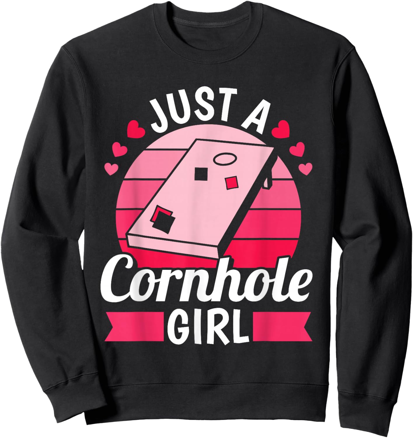 Cornhole - Jeu De Poches Cornhole Sweatshirt - Sweatshirt | Black