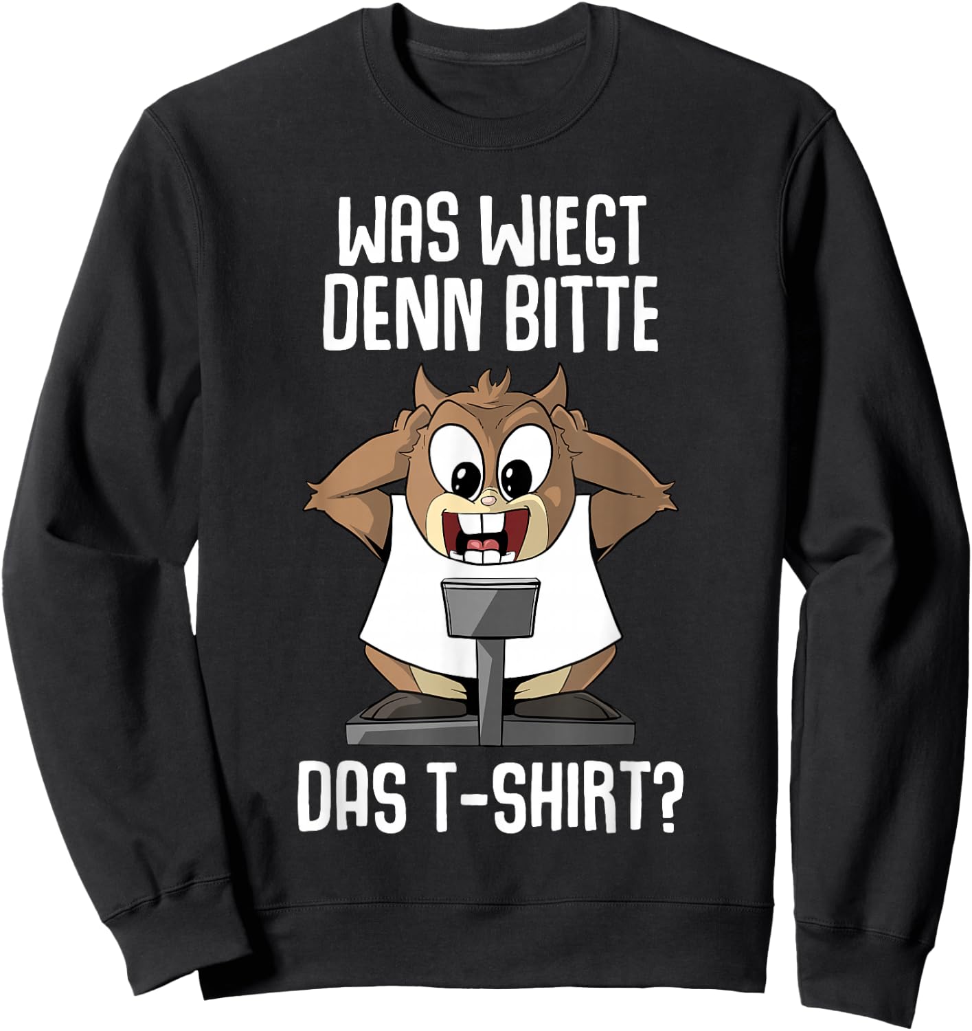 Funny saying for overweight , black Sweatshirt - Sweatshirt | Black
